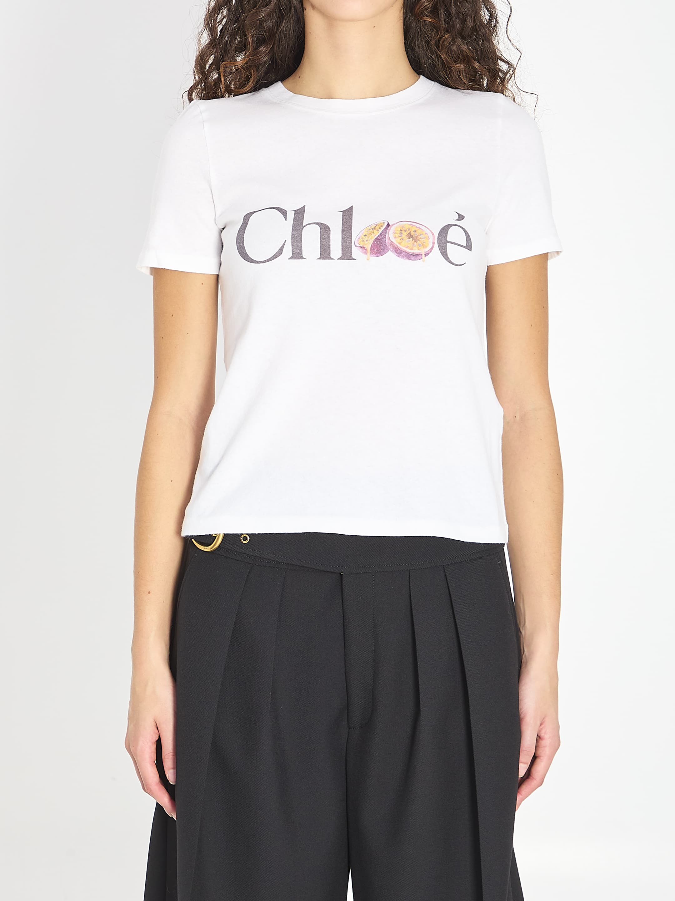 Chloé CHLOE Baby Fit T-shirt with Logo