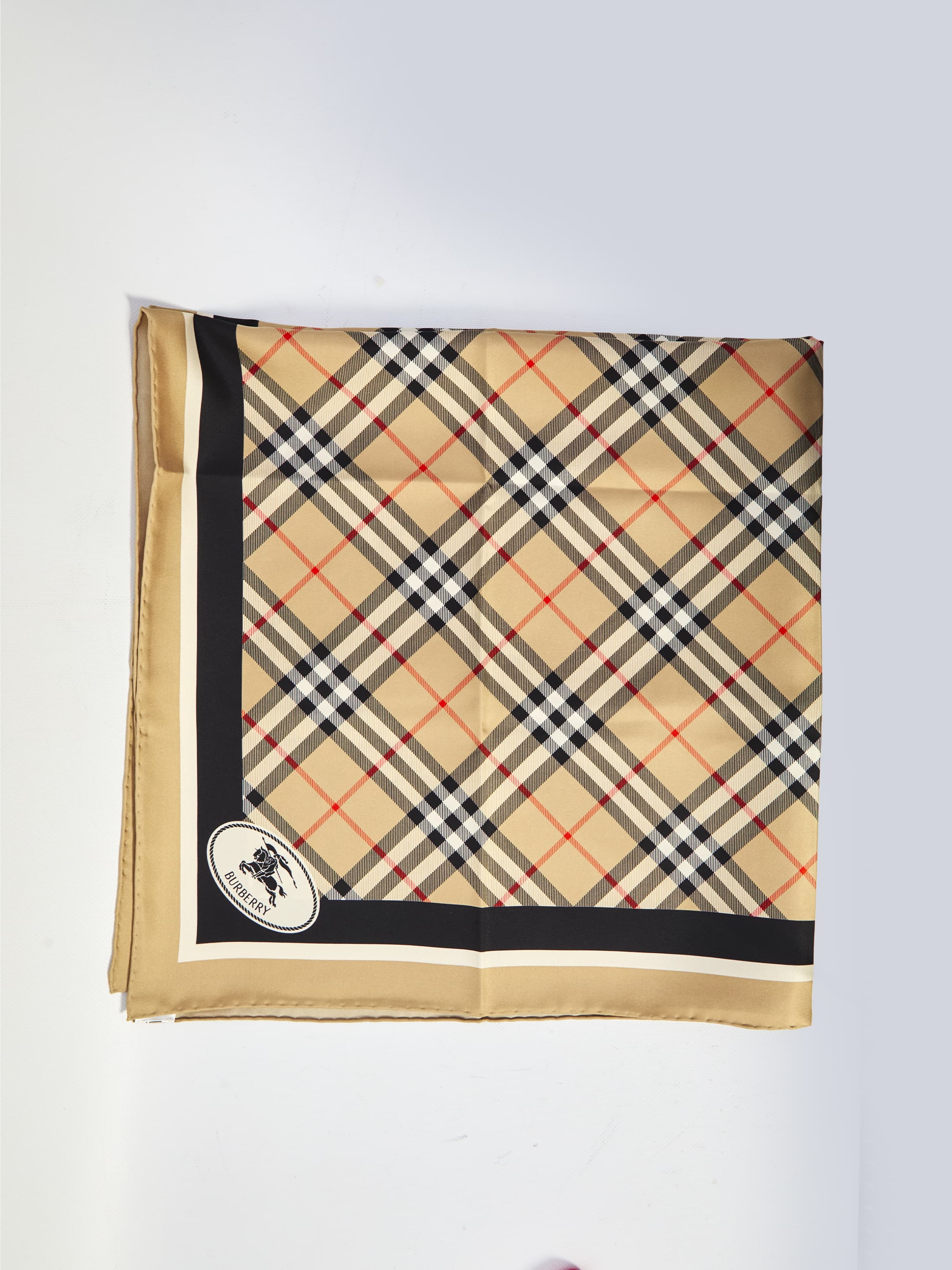 Burberry Check Silk Scarf