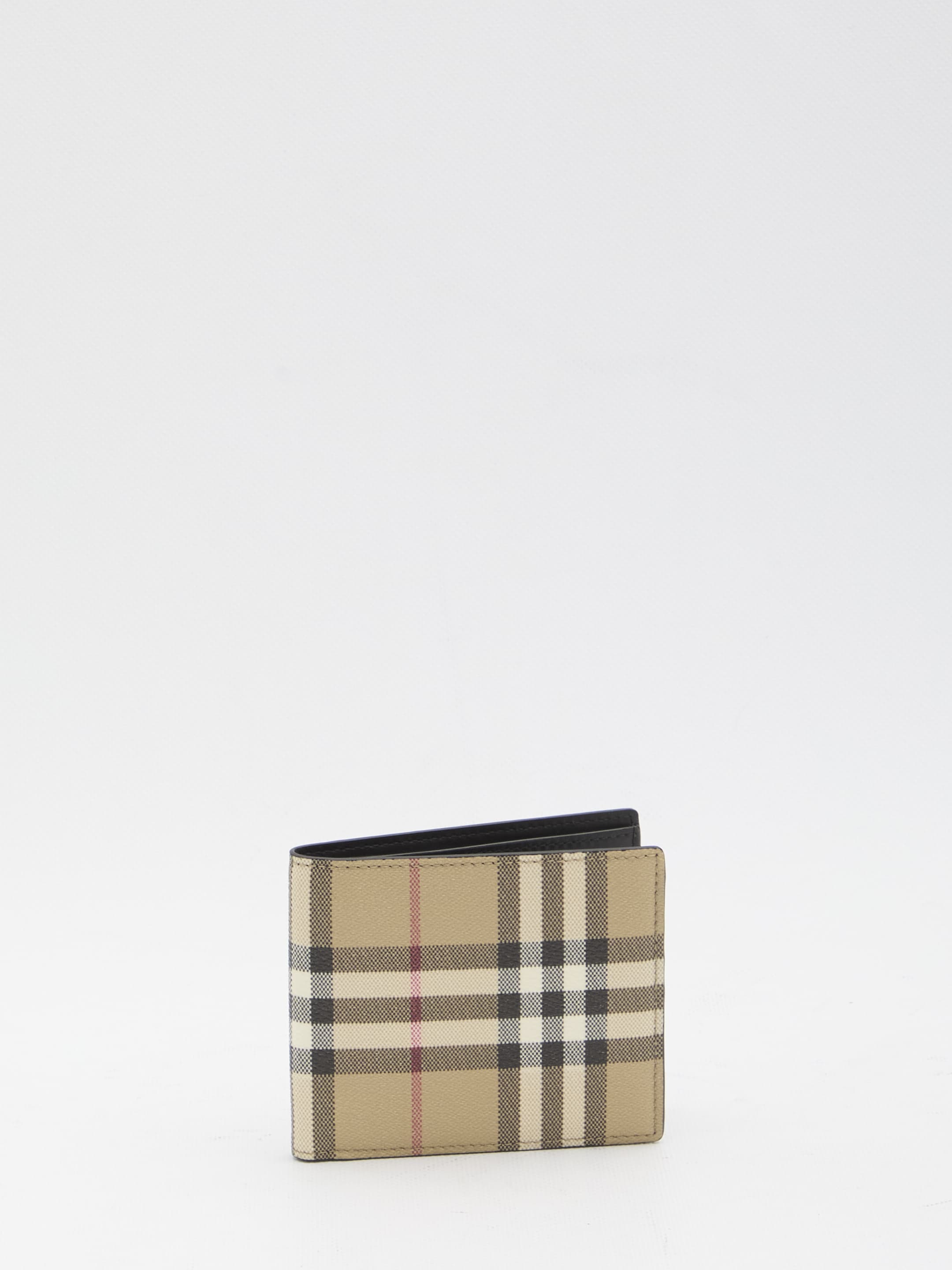 Burberry Check Book Wallet