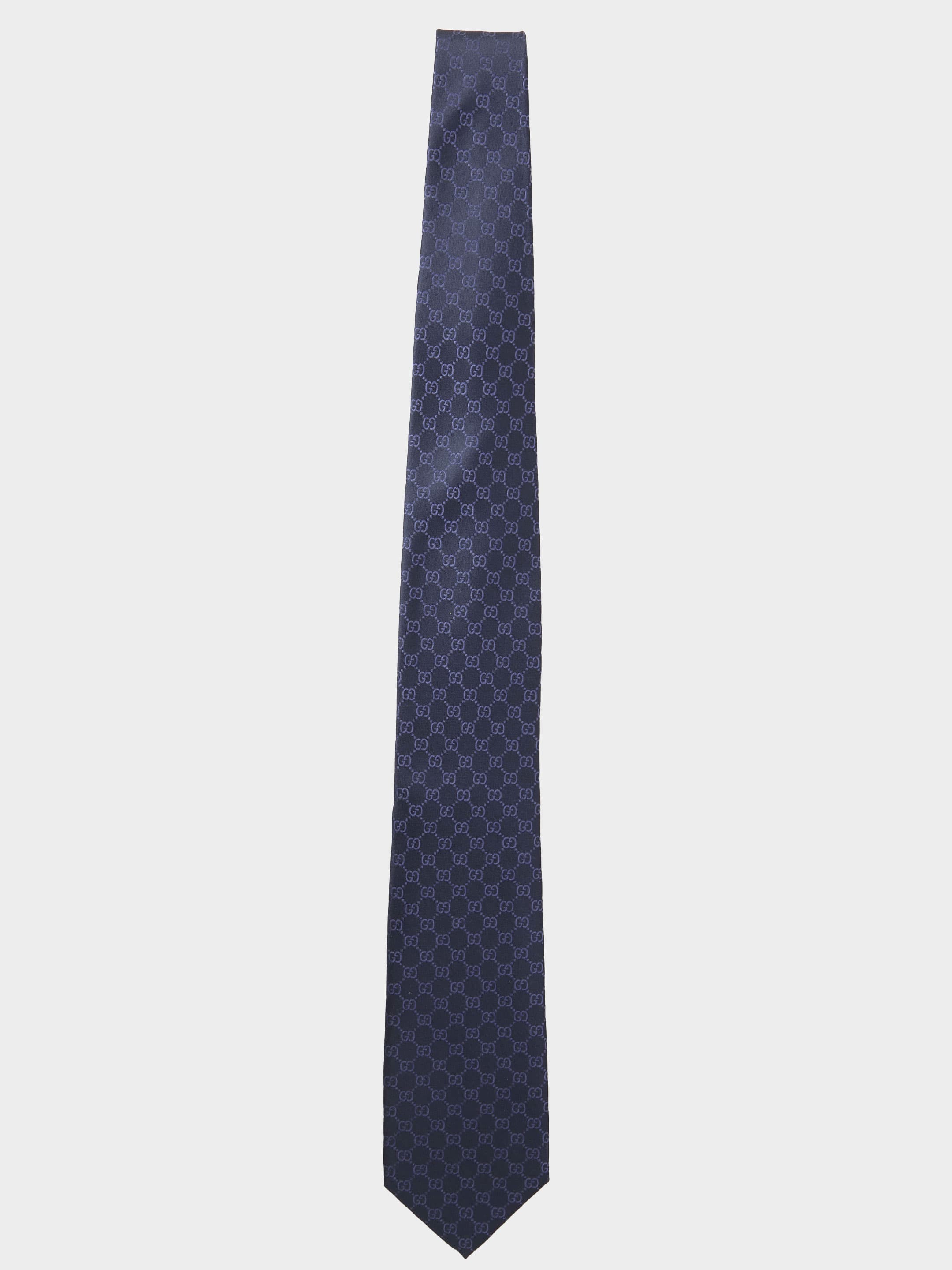 Gucci Double G Blue Tie