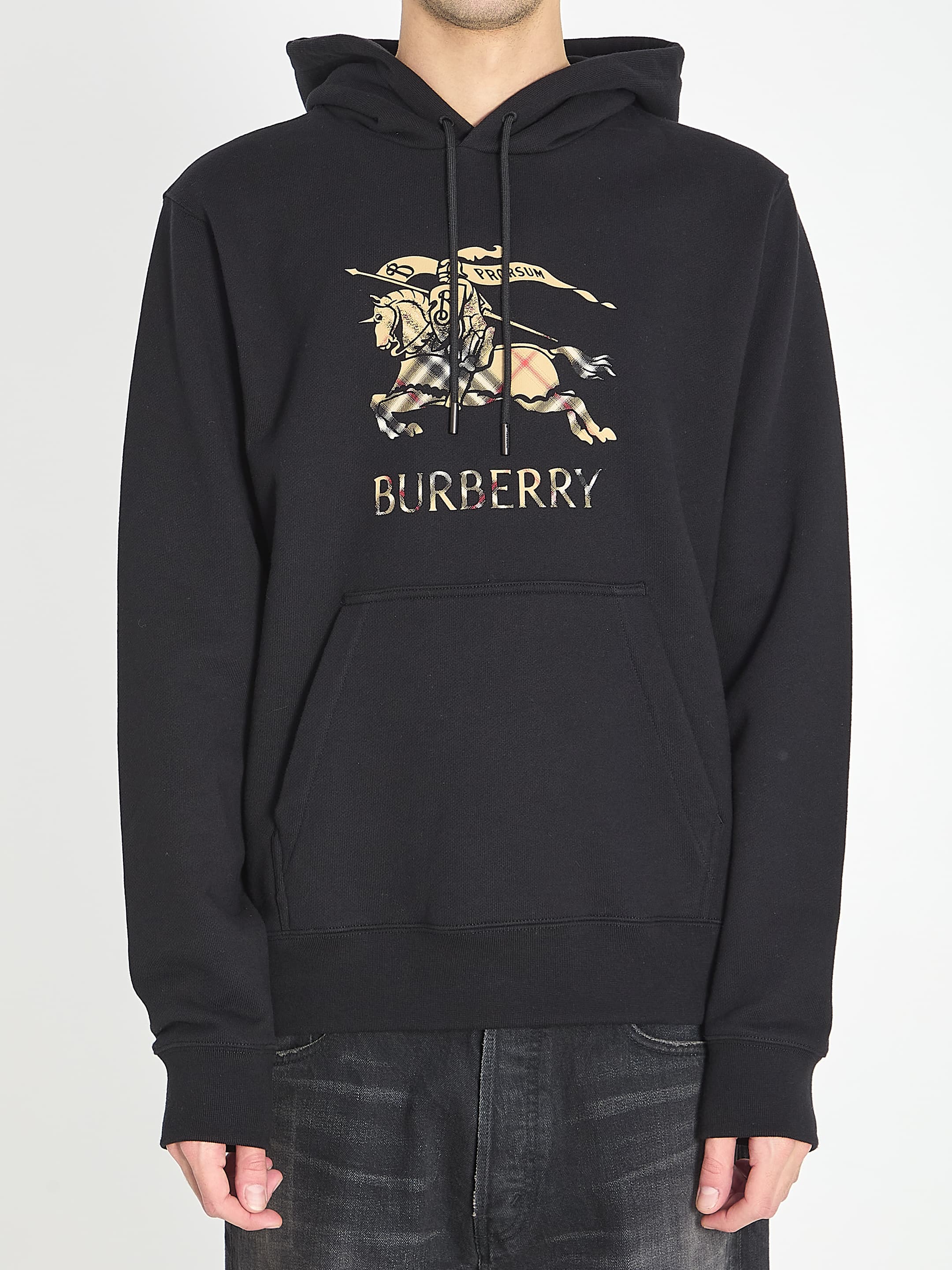 Burberry Cotton Jersey Hoodie