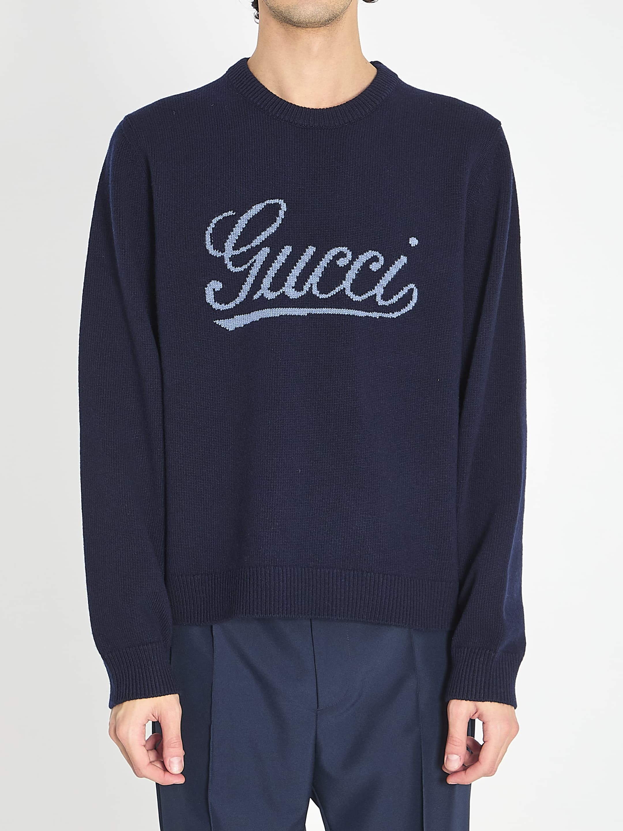 Gucci Wool Craw Neck Sweater