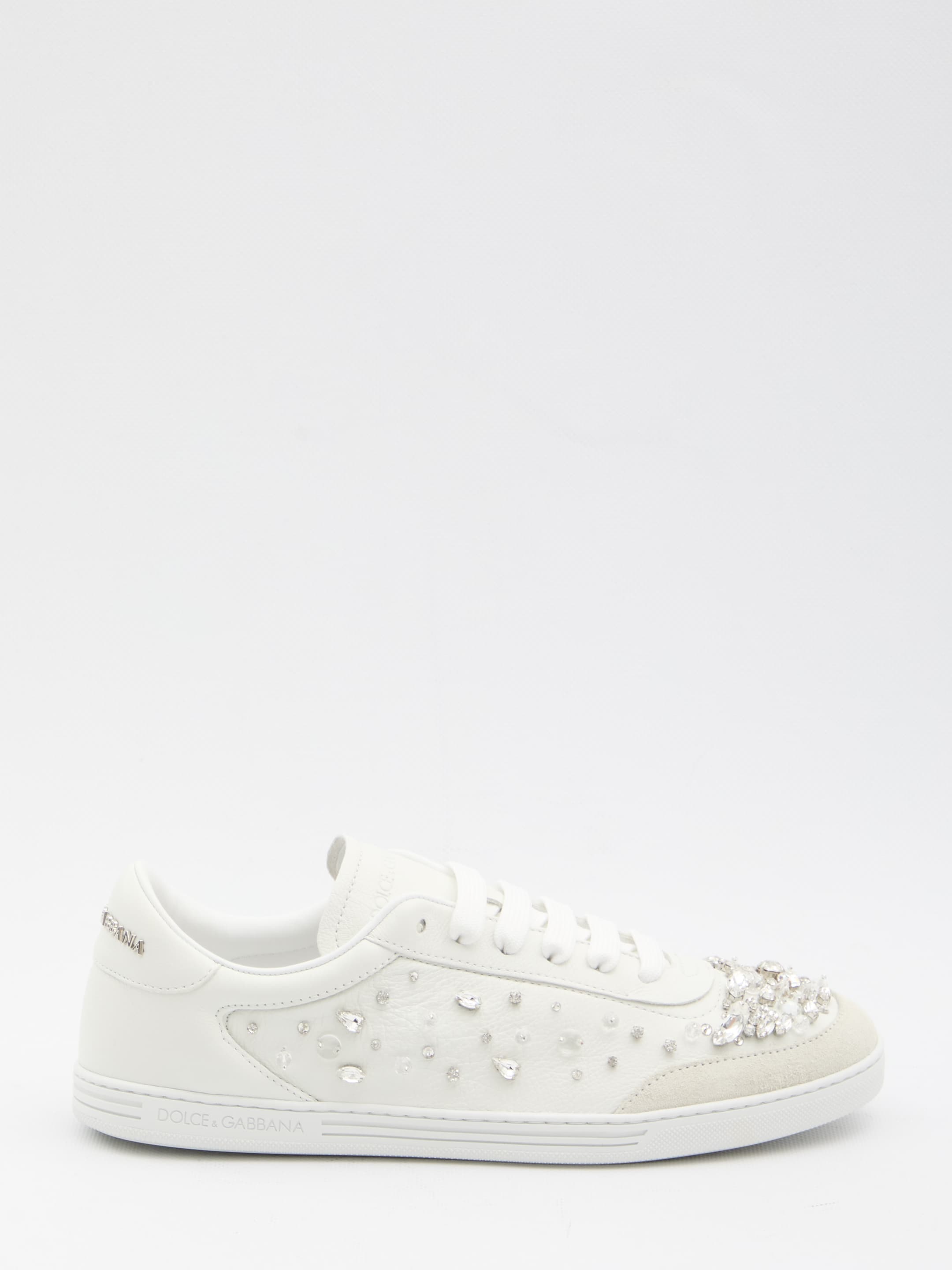 Dolce&Gabbana Sneakers Embellished with Rhinestones