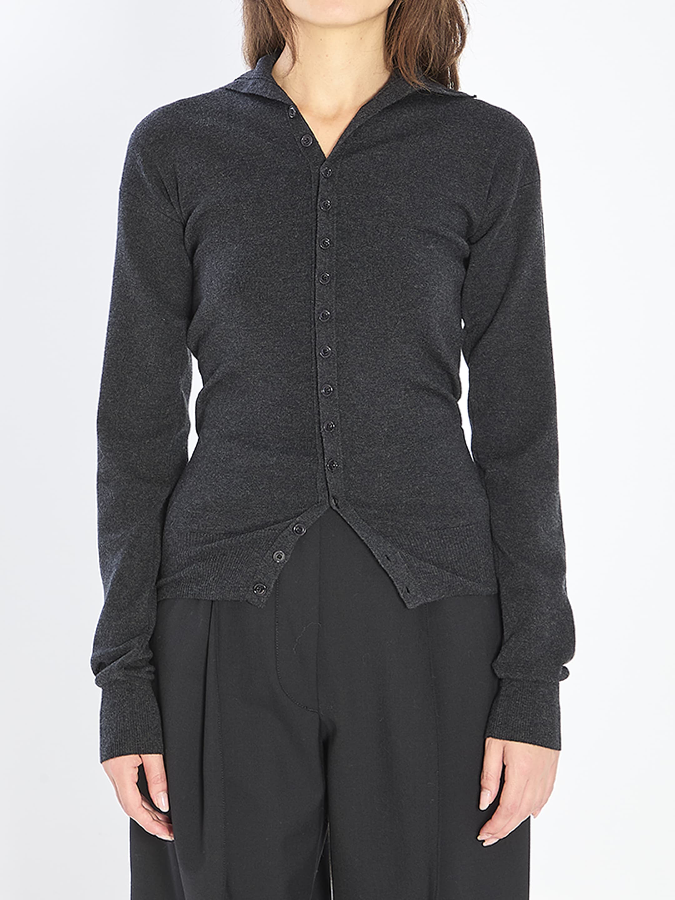 Lemaire Buttoned Fitted Cardigan