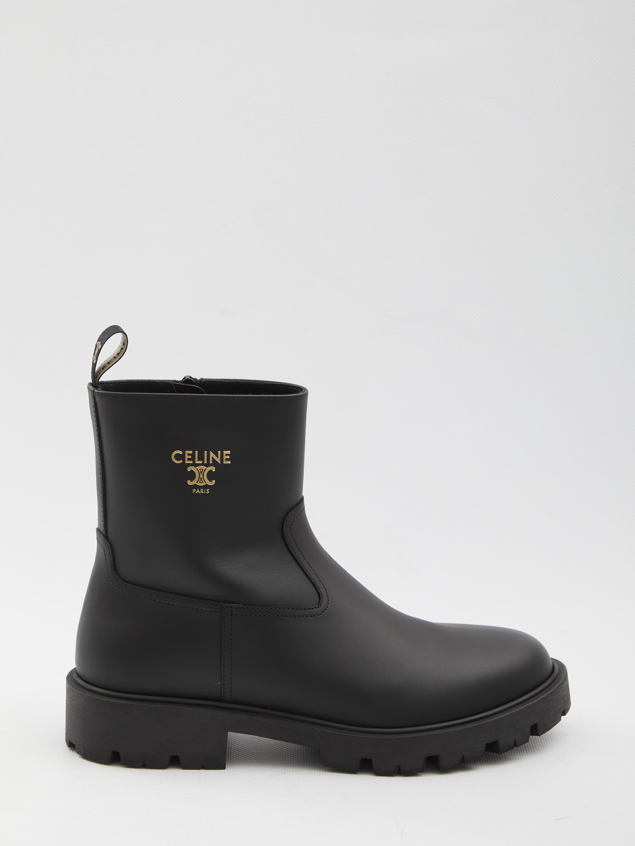 Celine Margaret Leather Boots