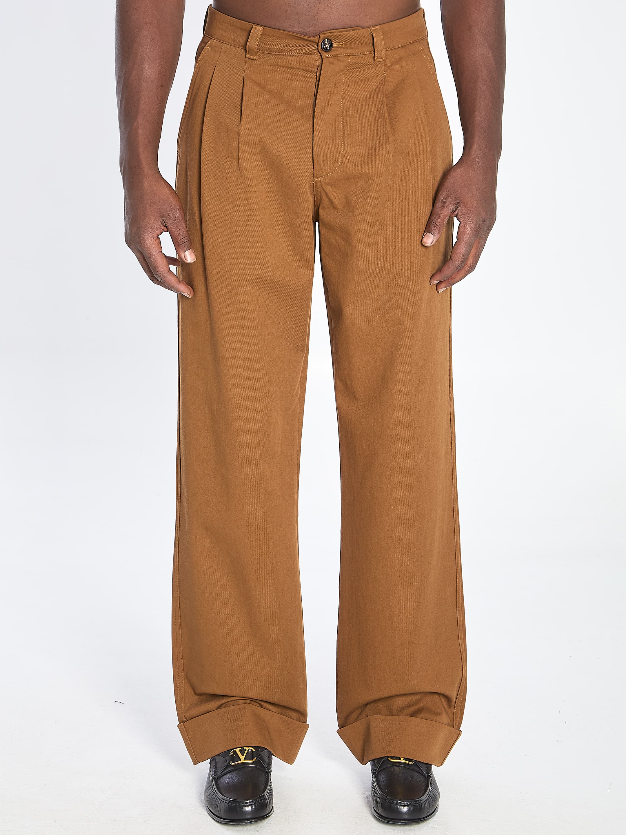 Valentino GARAVANI Cotton Gabardine Trousers
