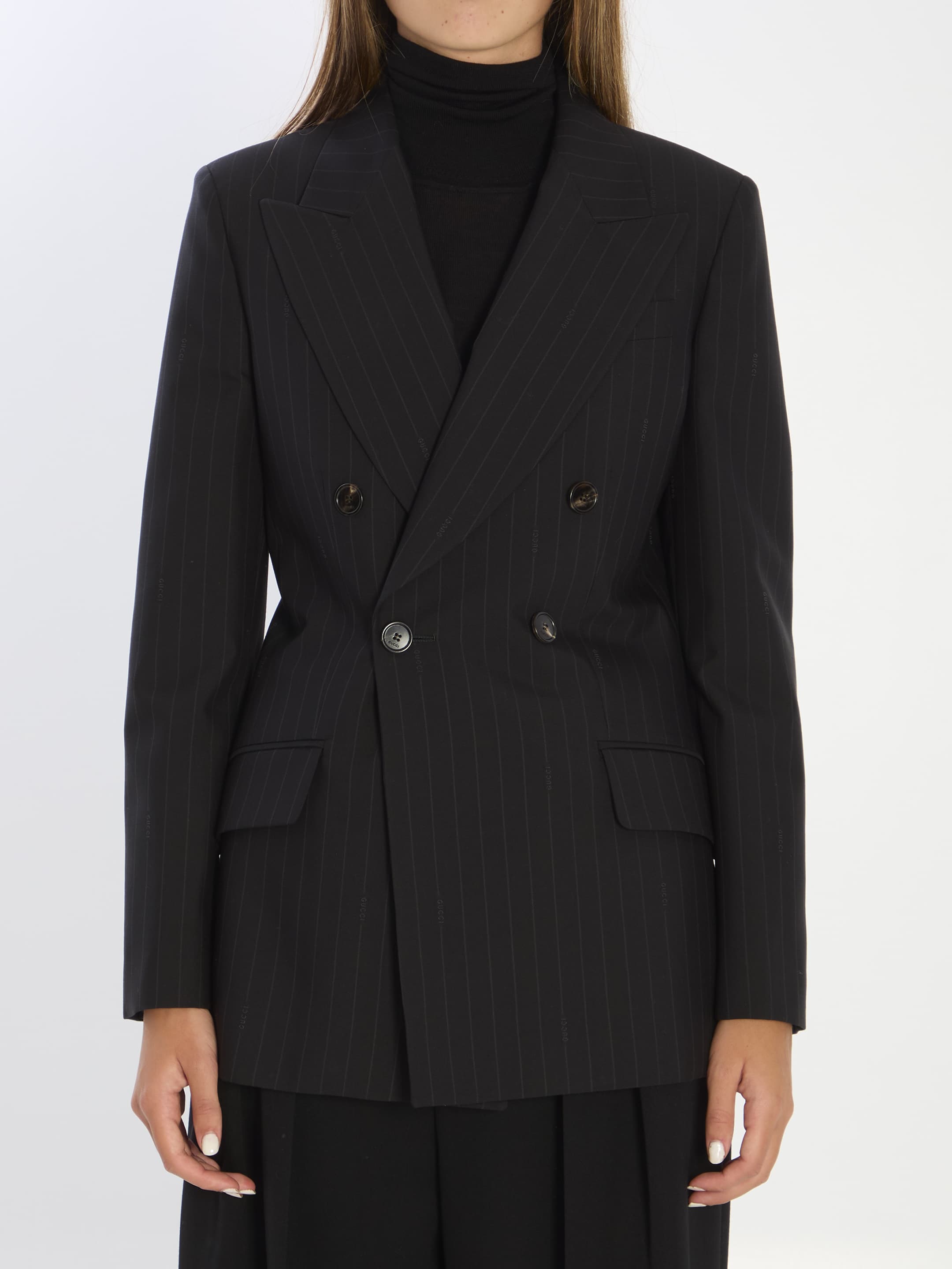 Gucci Double-breasted Wool Jacket