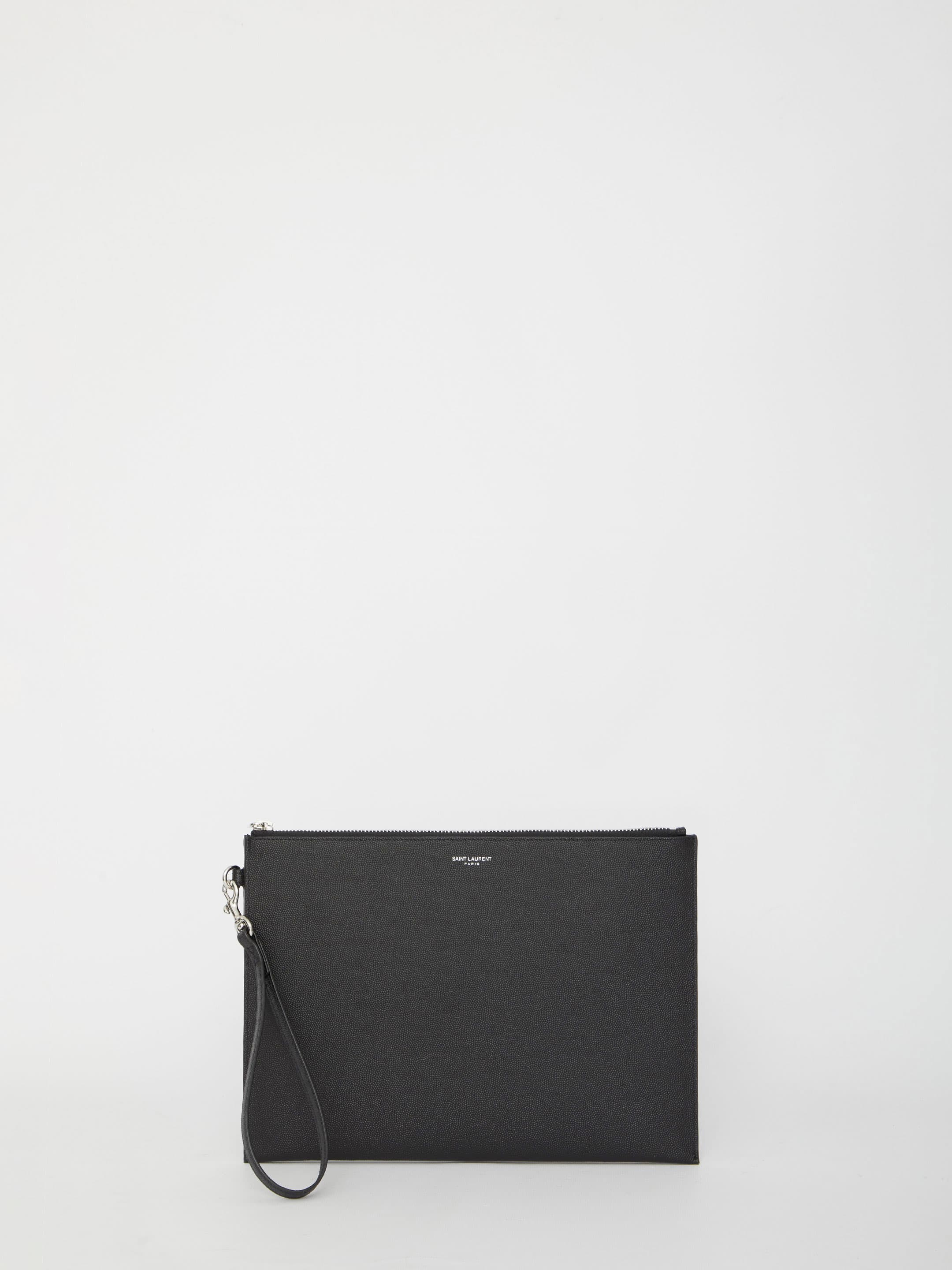 Saint Laurent Leather Tablet Holder Bag