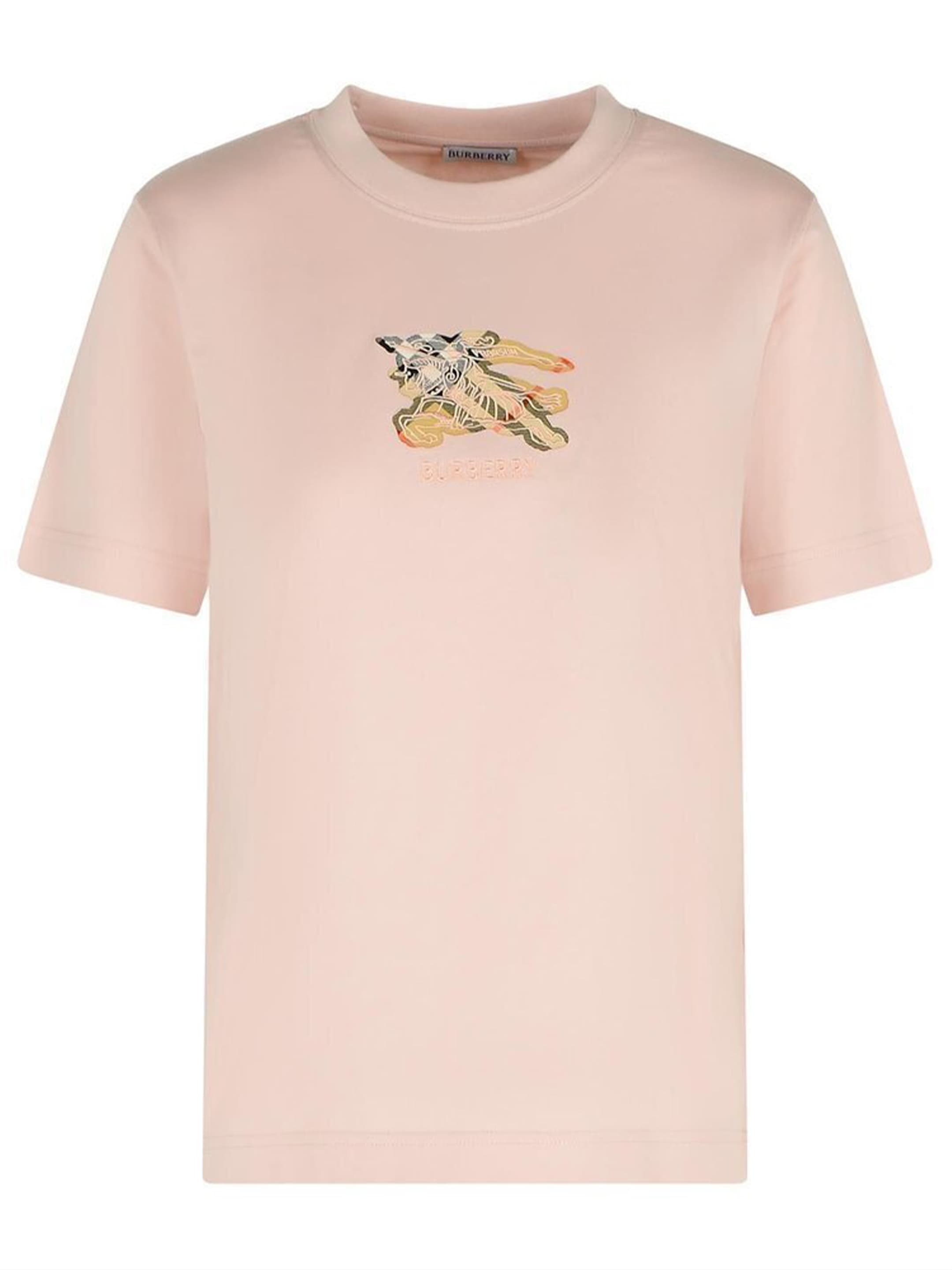 Burberry Check Cotton T-shirt