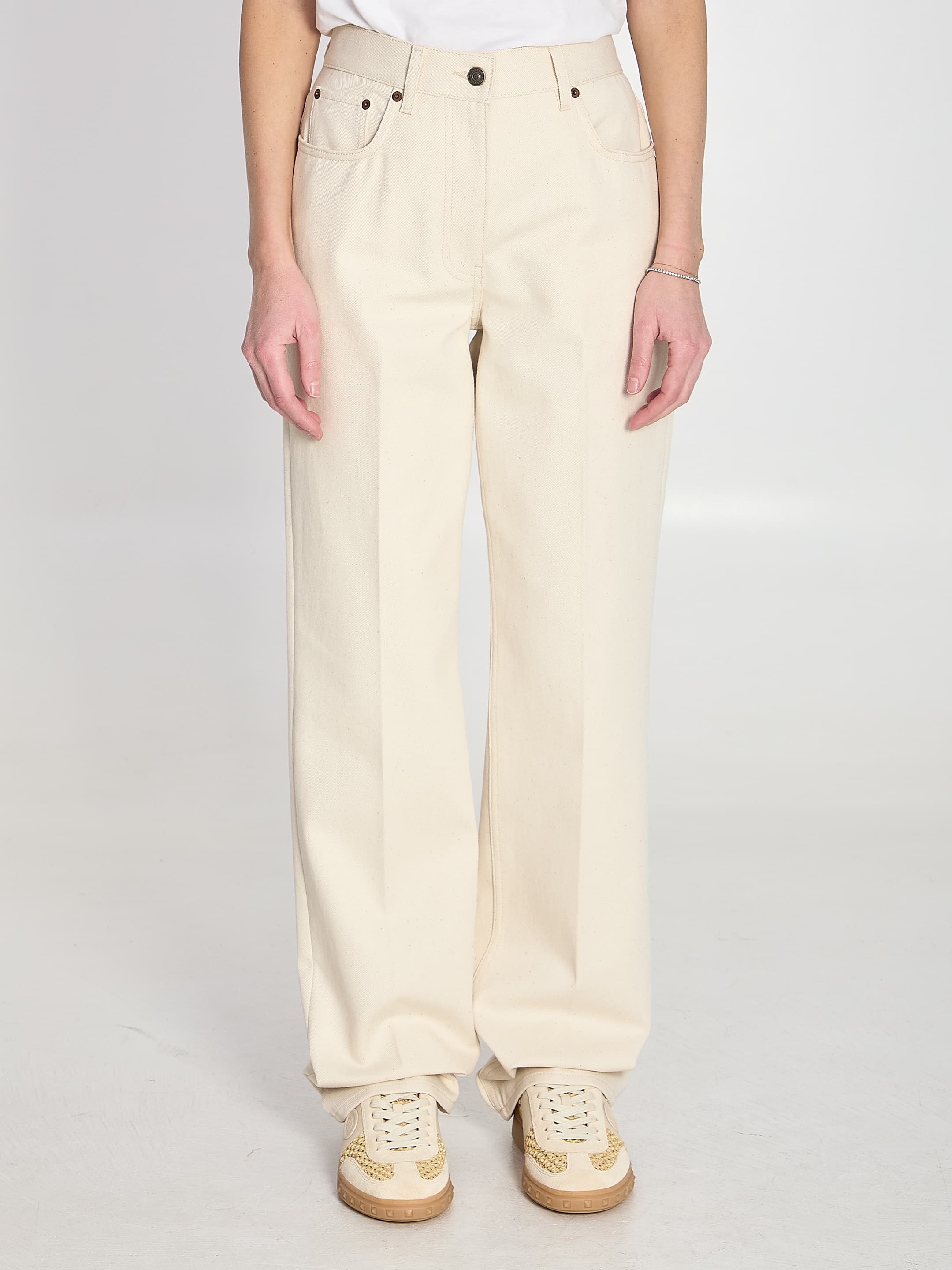 Valentino GARAVANI Ivory Jeans