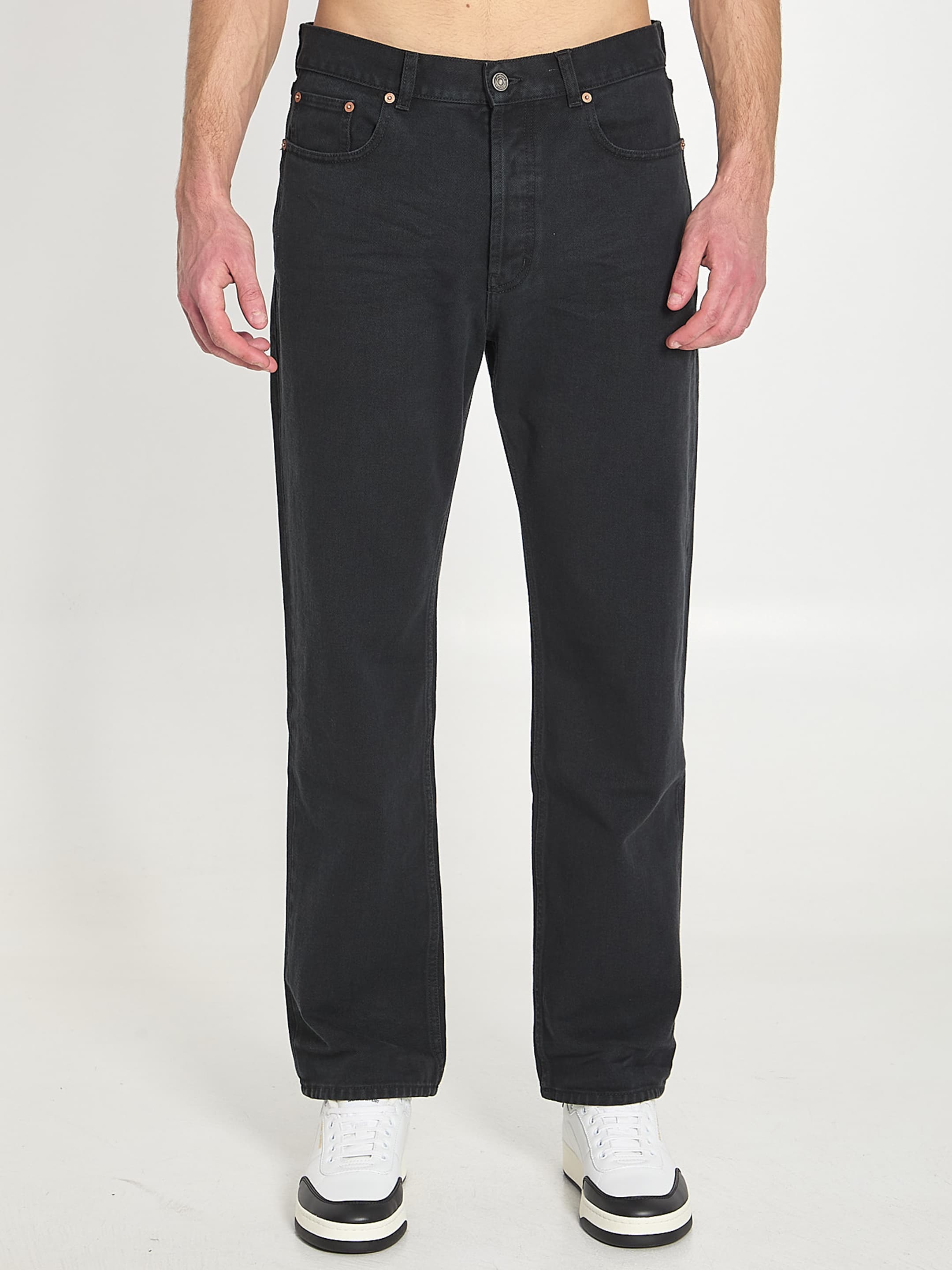 Saint Laurent Loose Straight Denim Pants