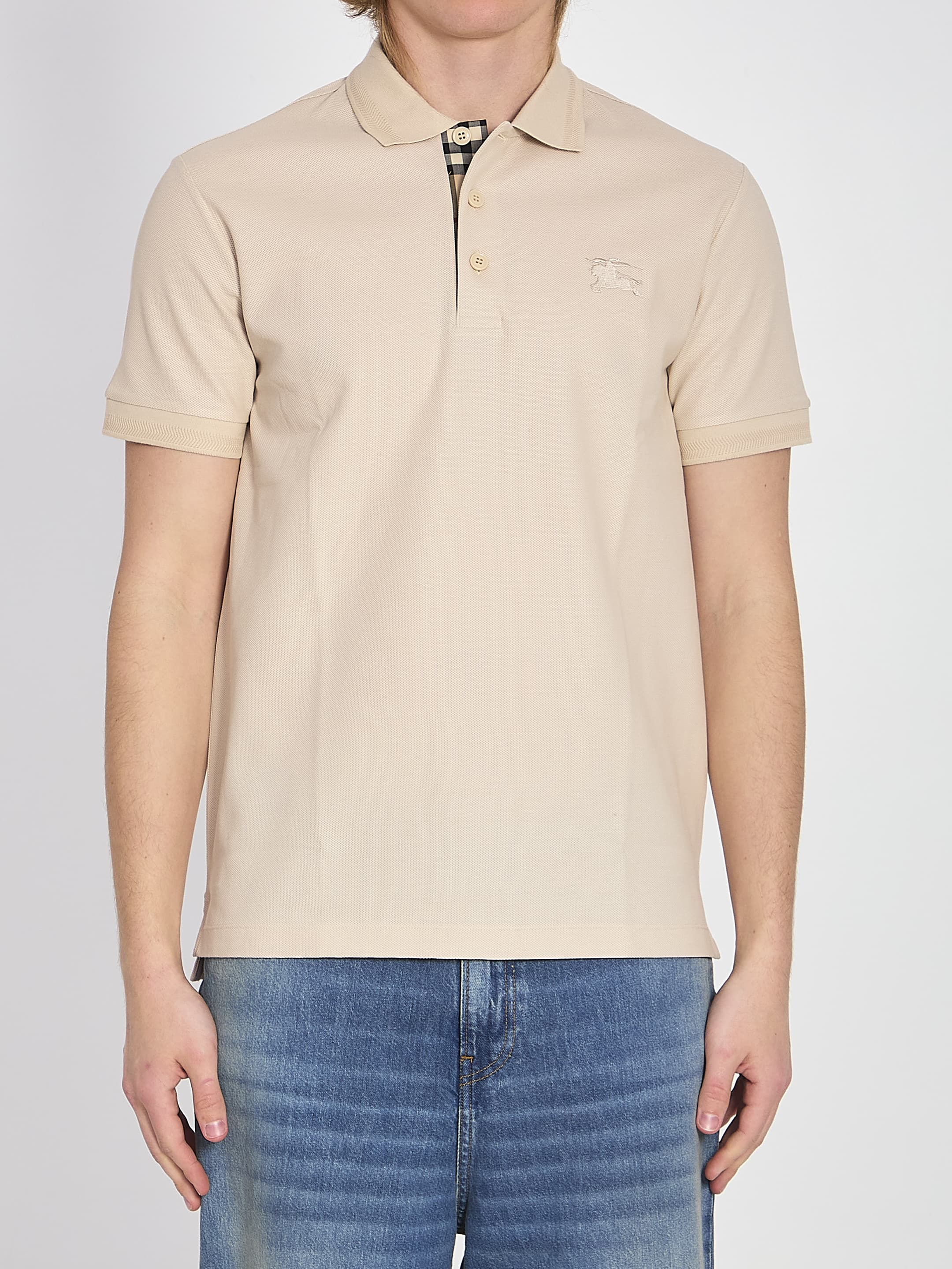 Burberry Cotton Piqué Polo Shirt