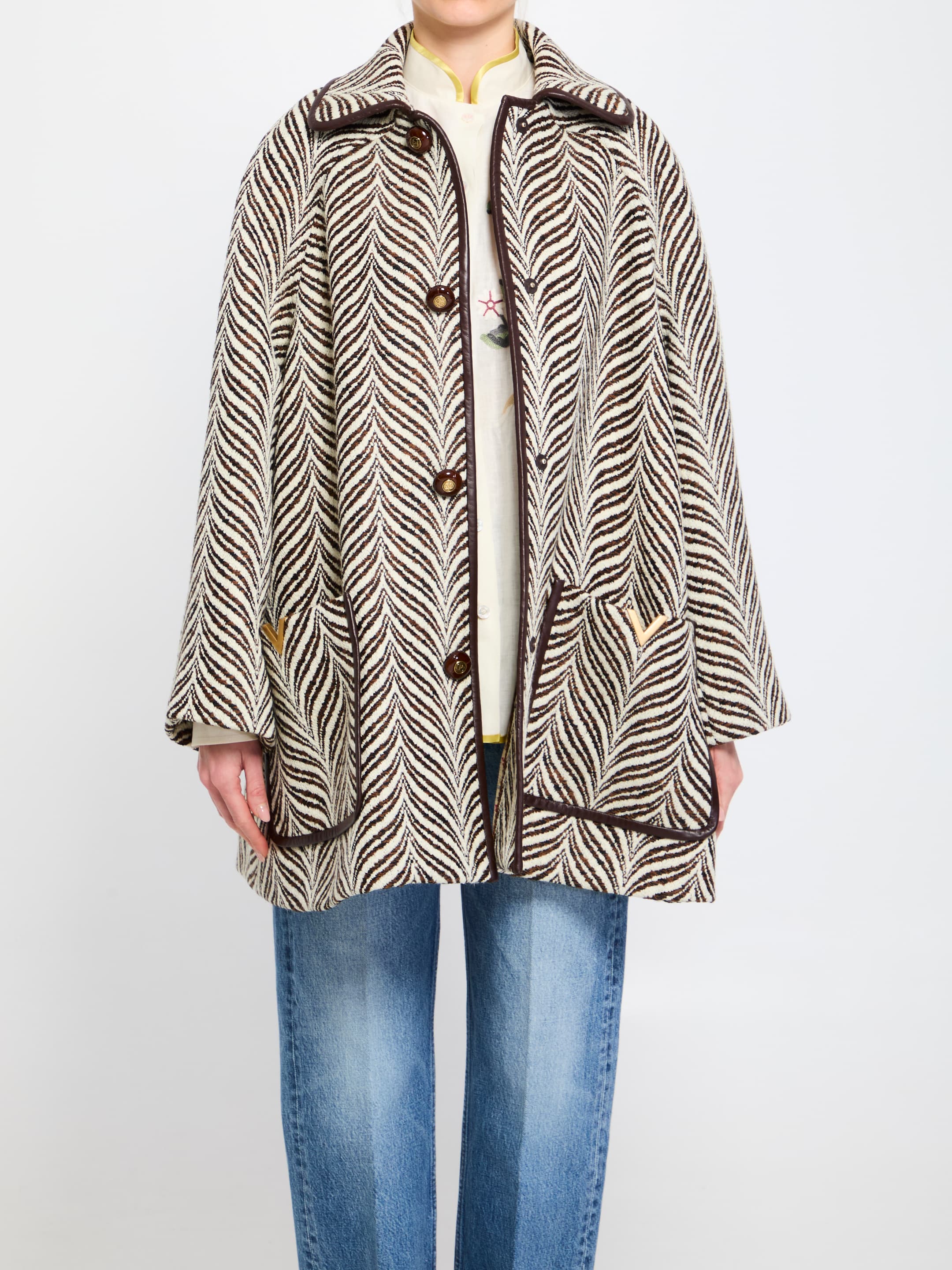 Valentino GARAVANI Animalier Peacoat