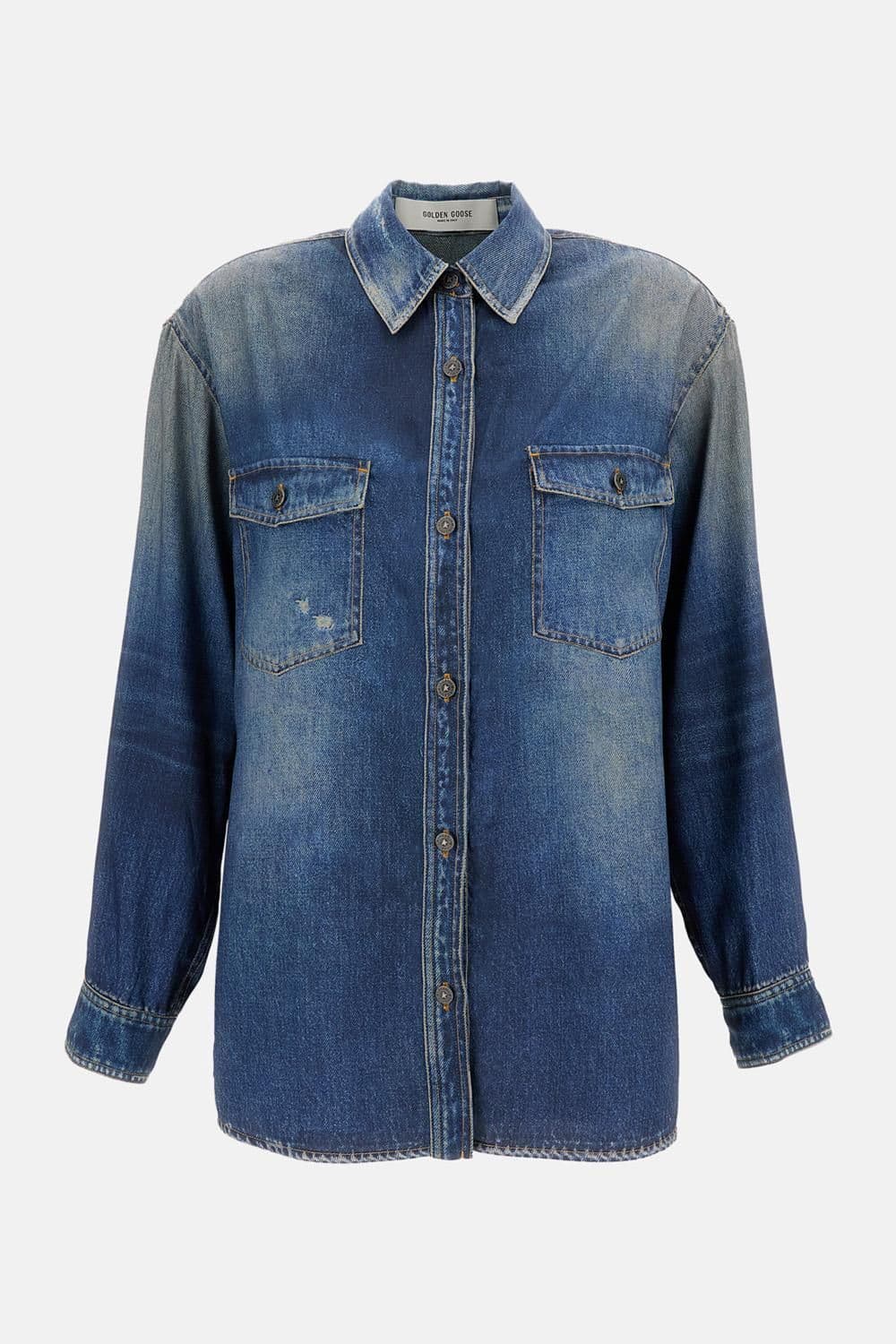 Golden Goose Denim Print Shirt