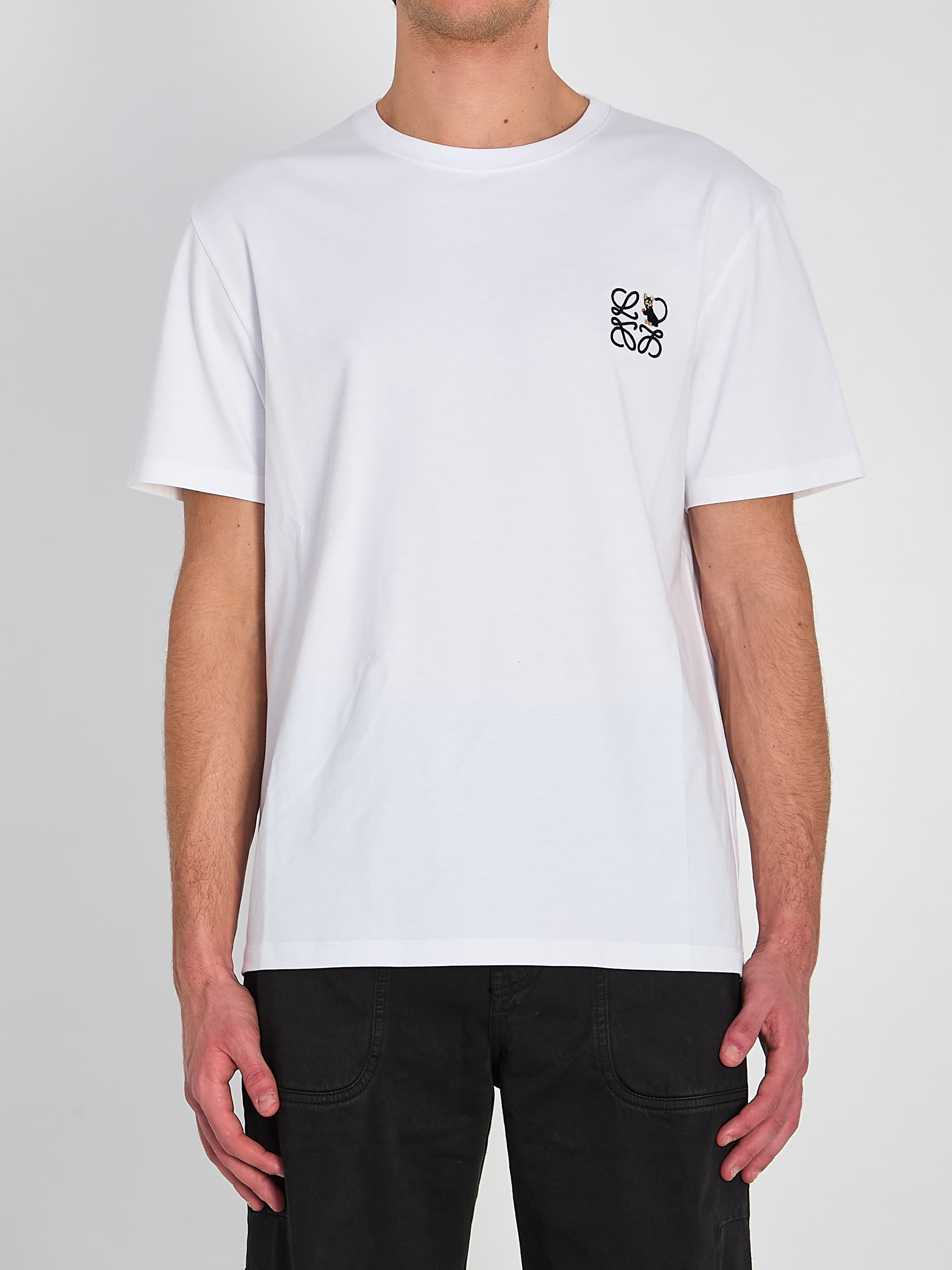 Loewe Futurist Cat Cotton T-shirt