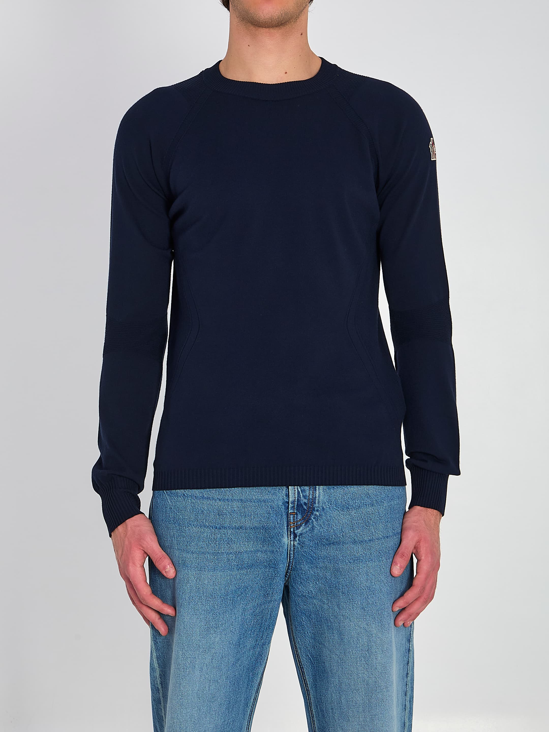 Moncler GRENOBLE Round Neck Knit Sweater