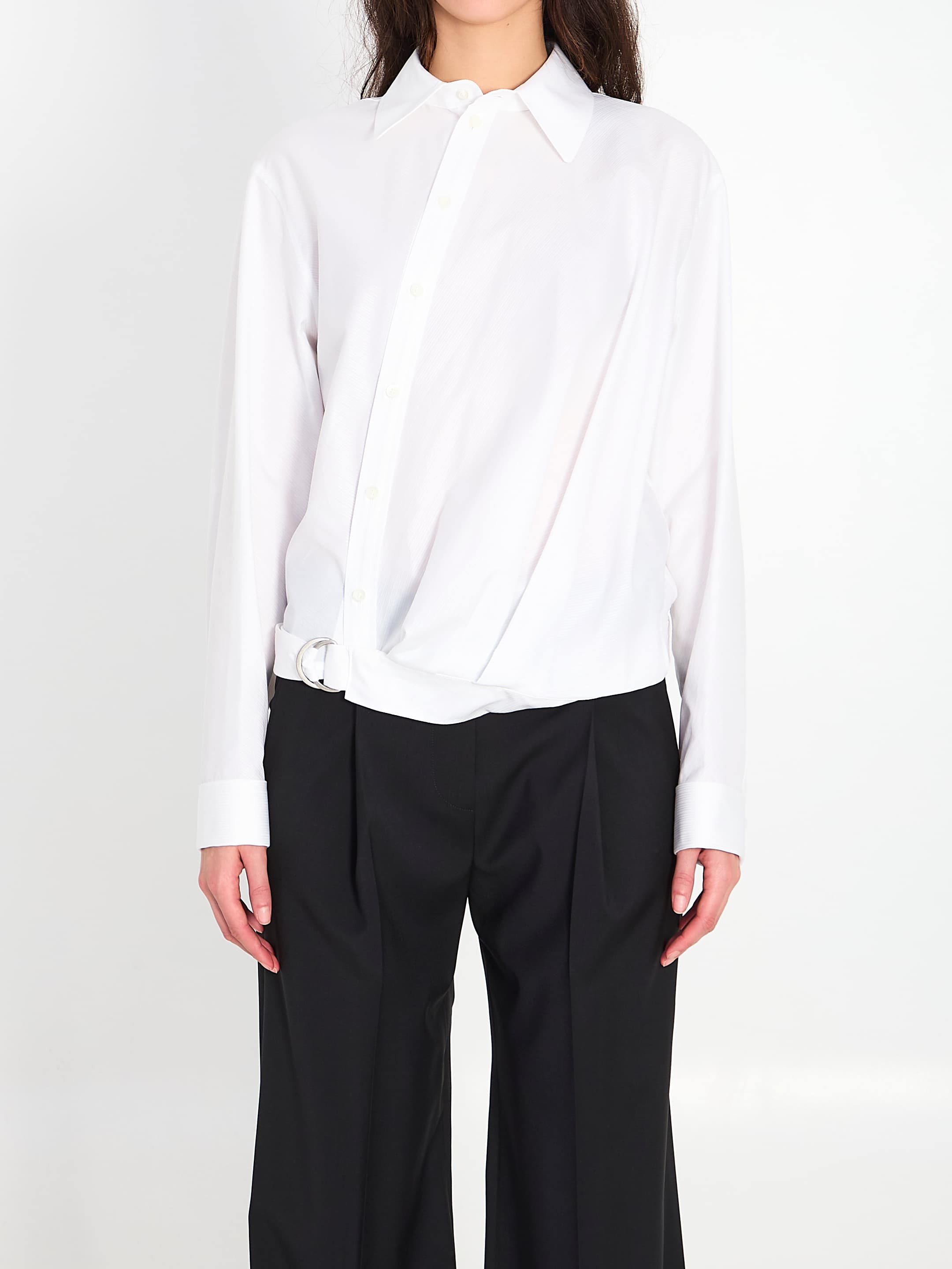 Loewe Cotton Shirt with Draping