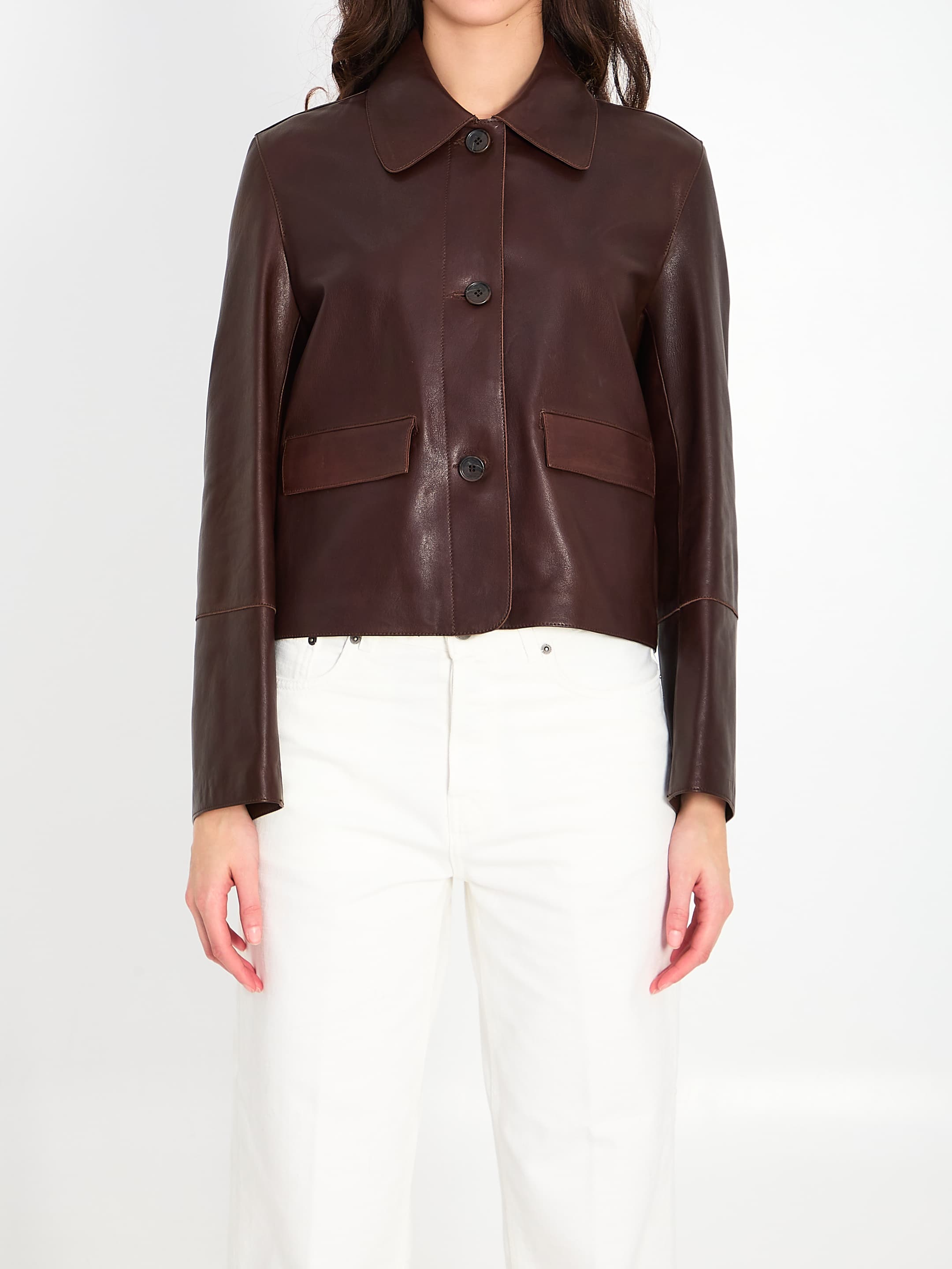 ARMA Fem Vintage Leather Jacket