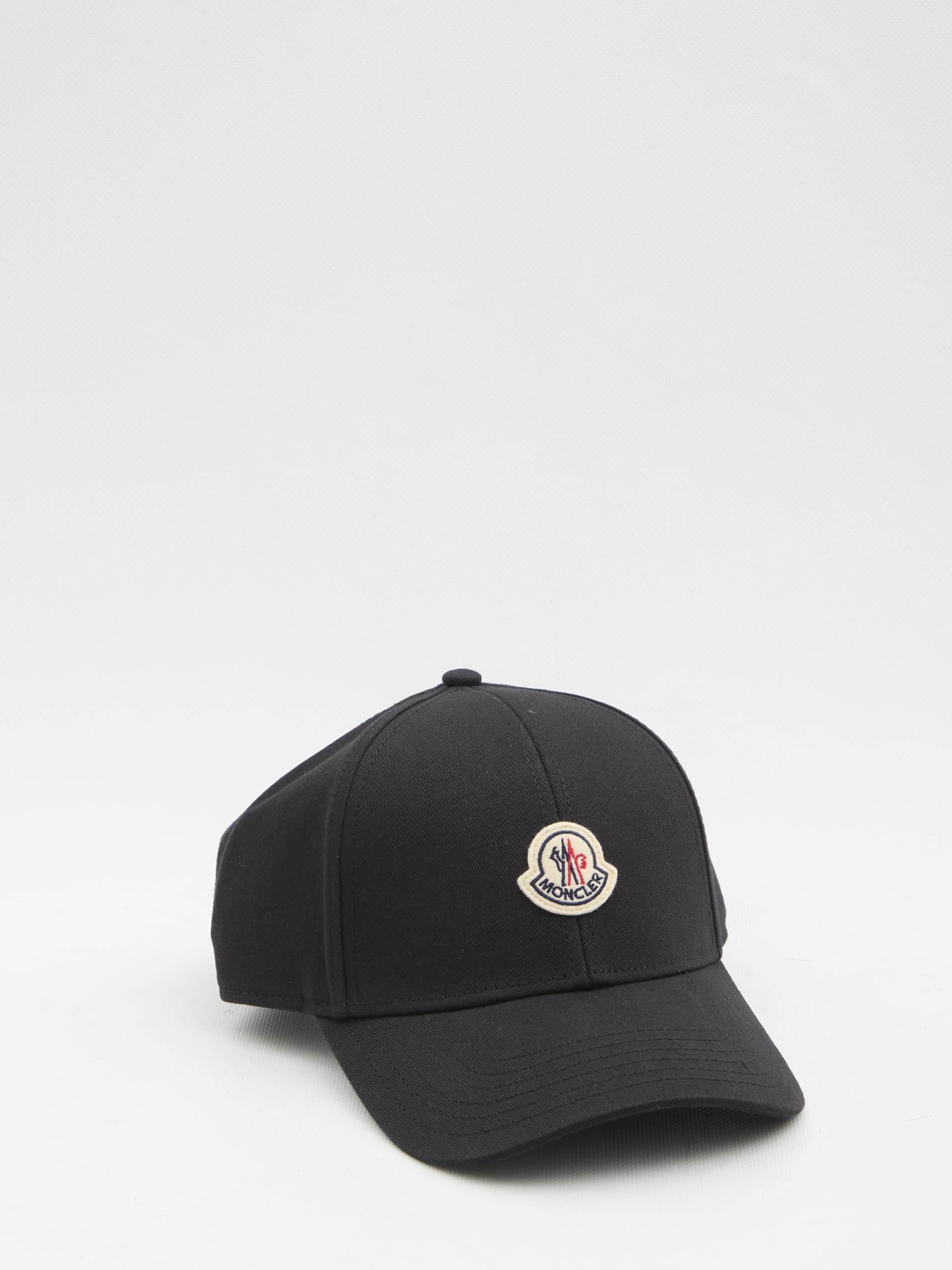 Moncler Baseball Cap in Cotton Gabardine