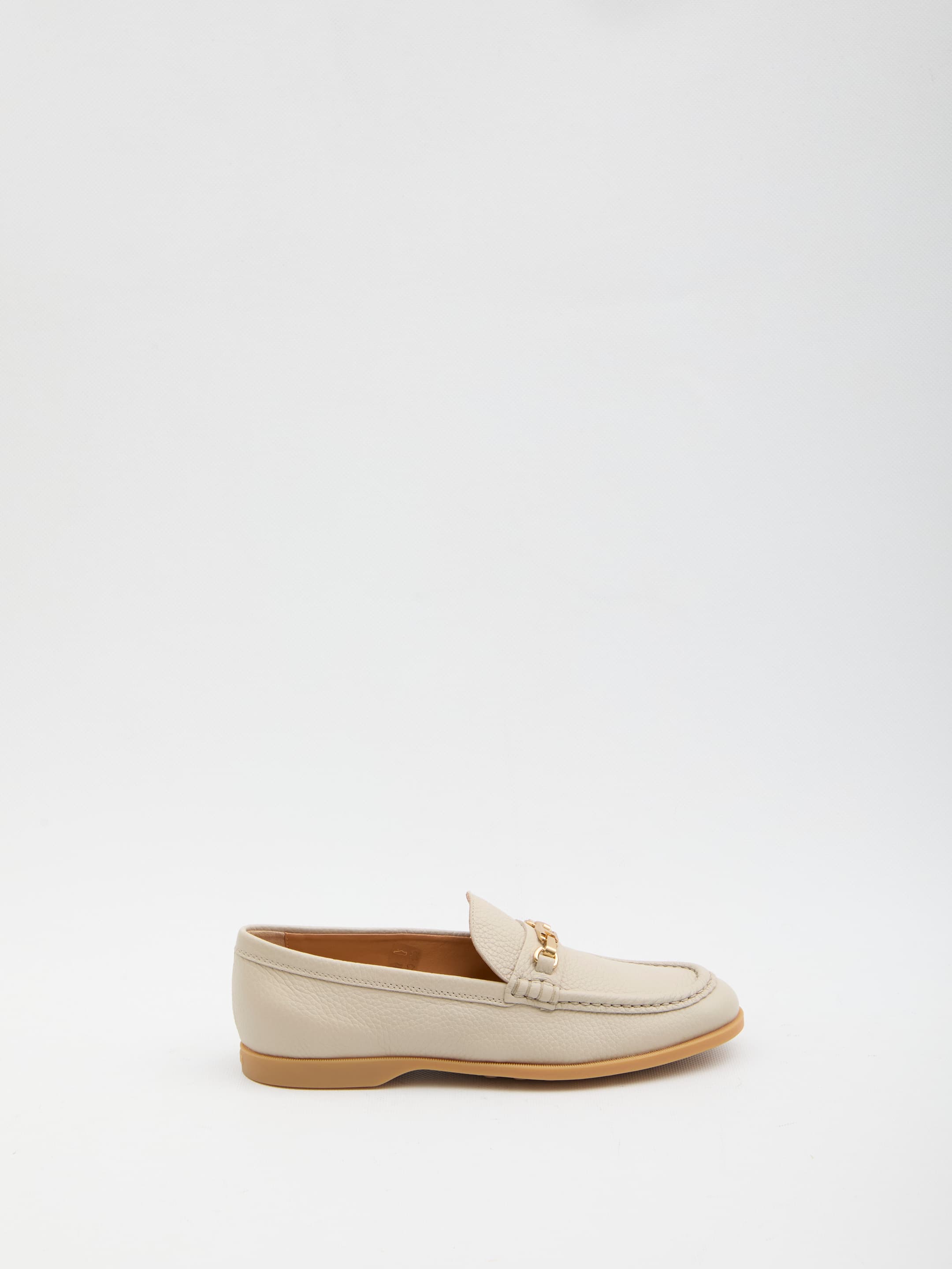 TOD'S Hammered Leather Loafers