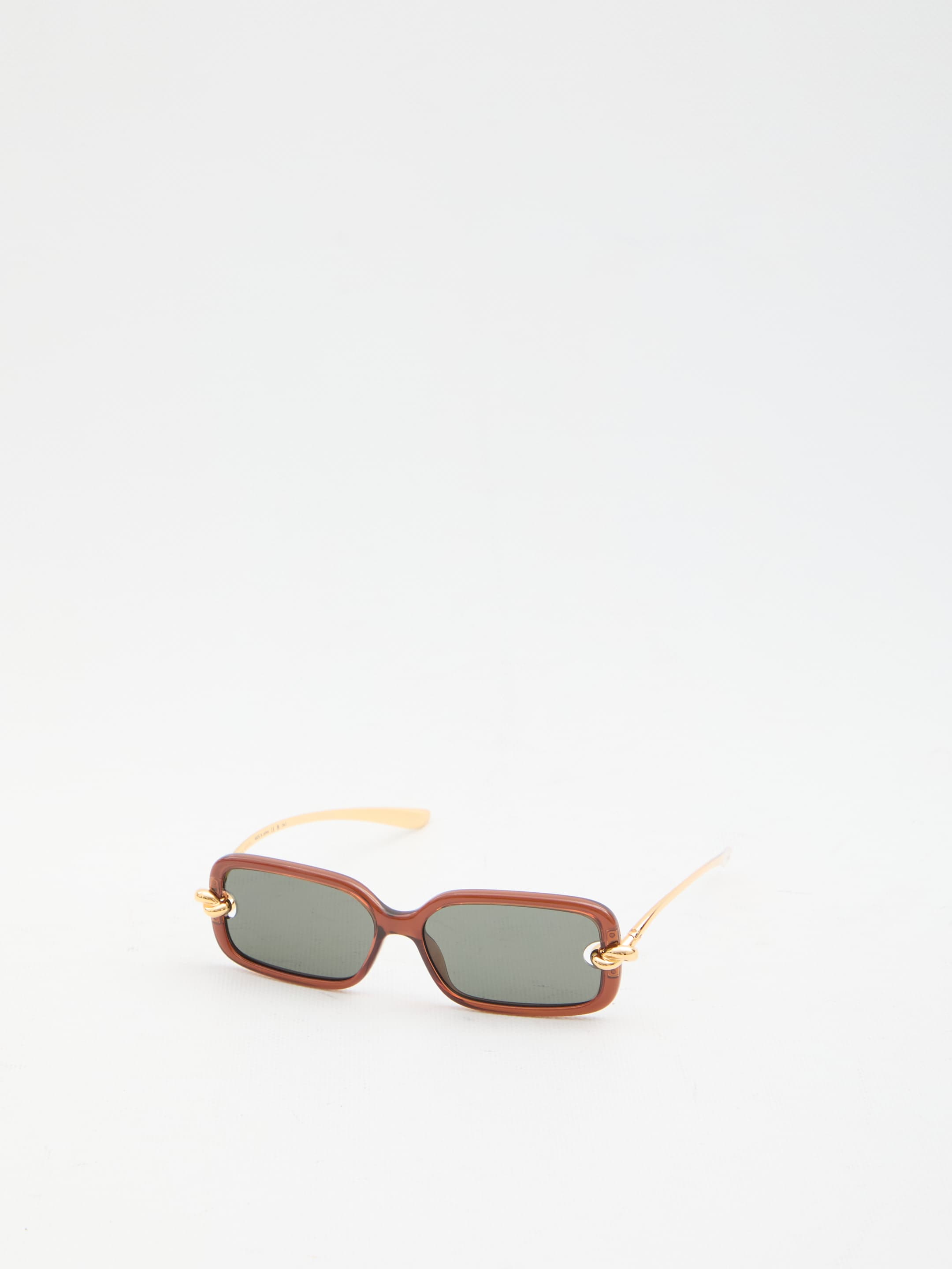 Bottega Veneta Knot Rectangular Sunglasses