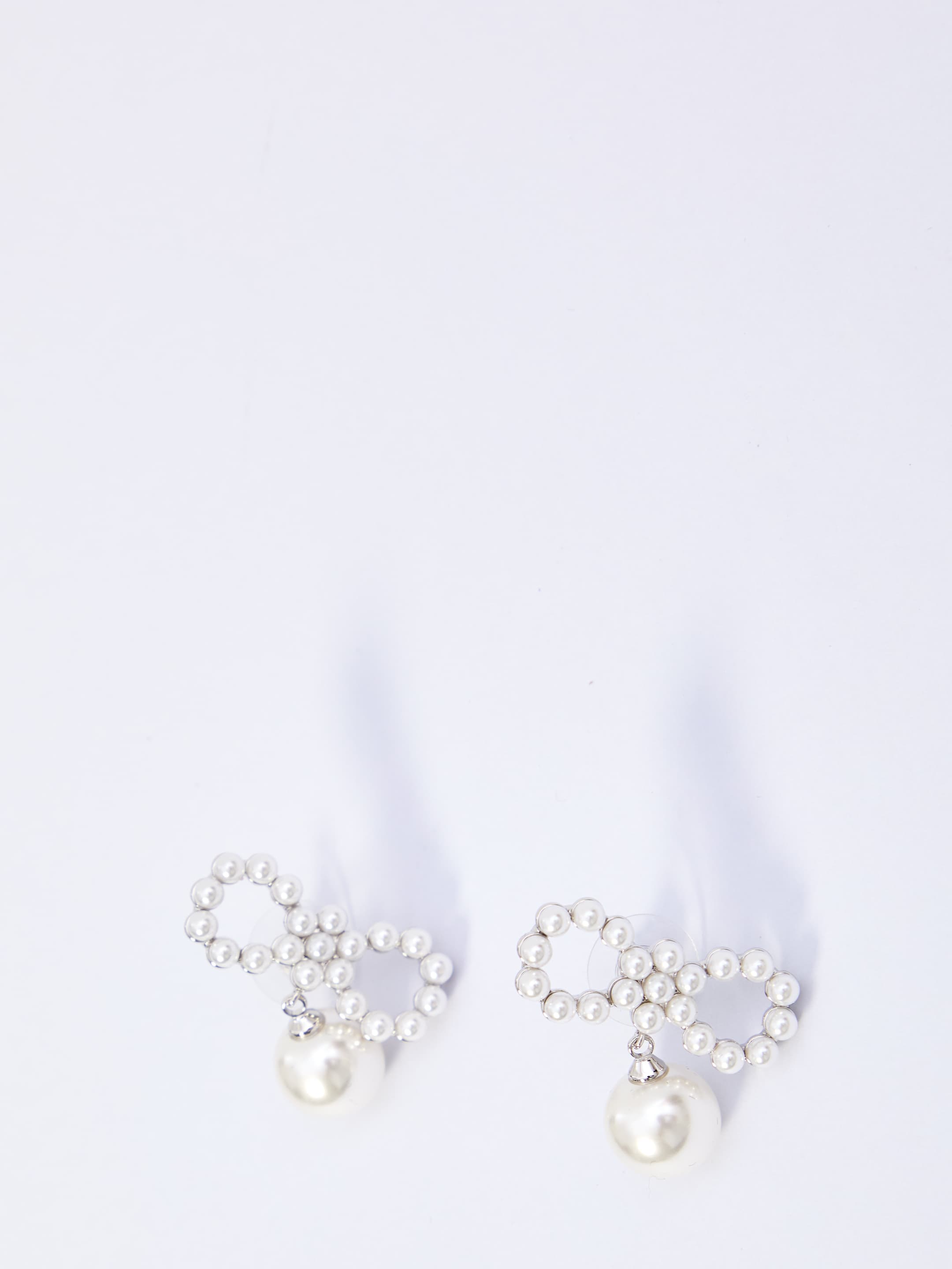 Self-Portrait SELF PORTRAIT Pearl Bow Earrings