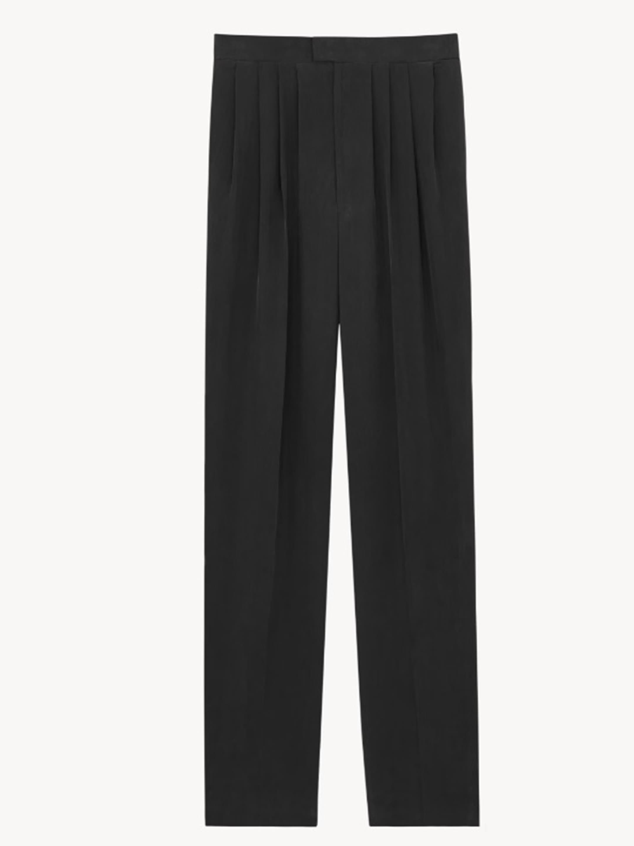 Saint Laurent Habotai Silk Pants