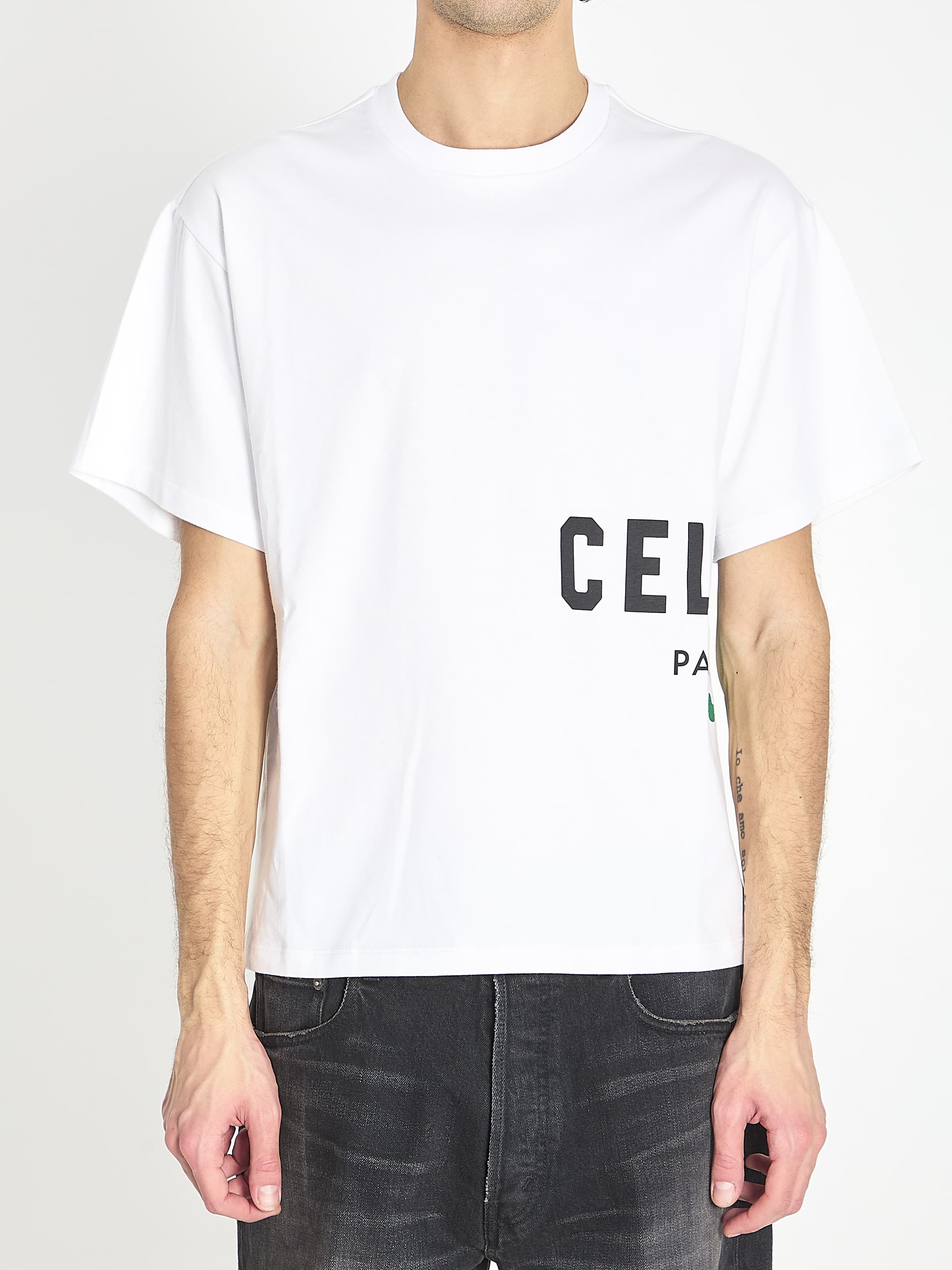 Celine Cotton Jersey T-shirt