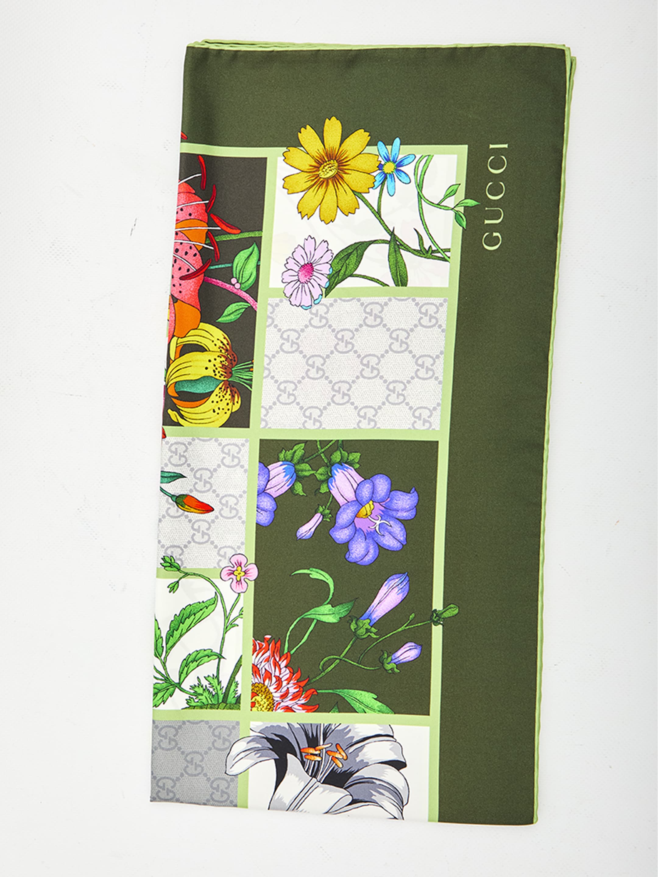 Gucci Silk Twill Scarf