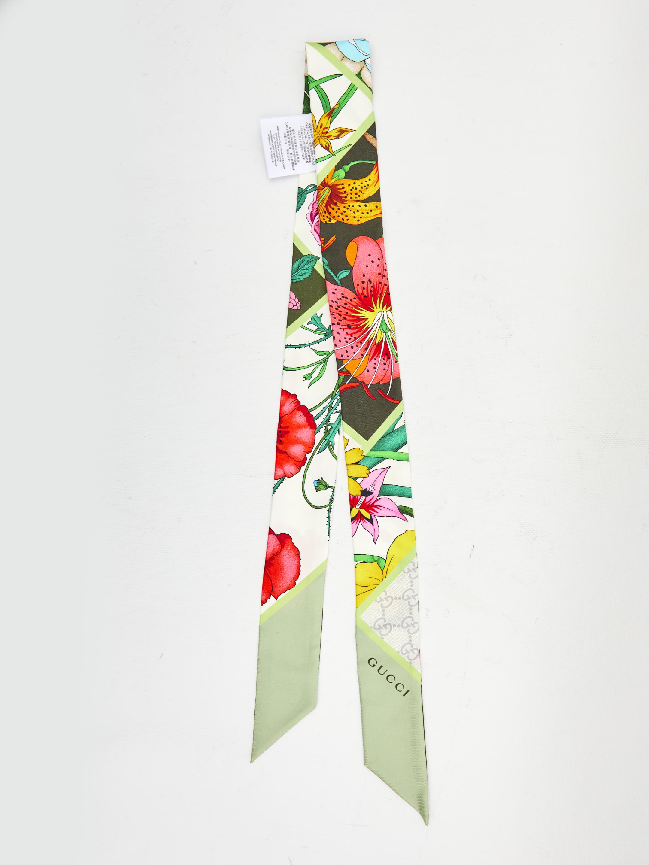 Gucci Printed Silk Twill Ribbon