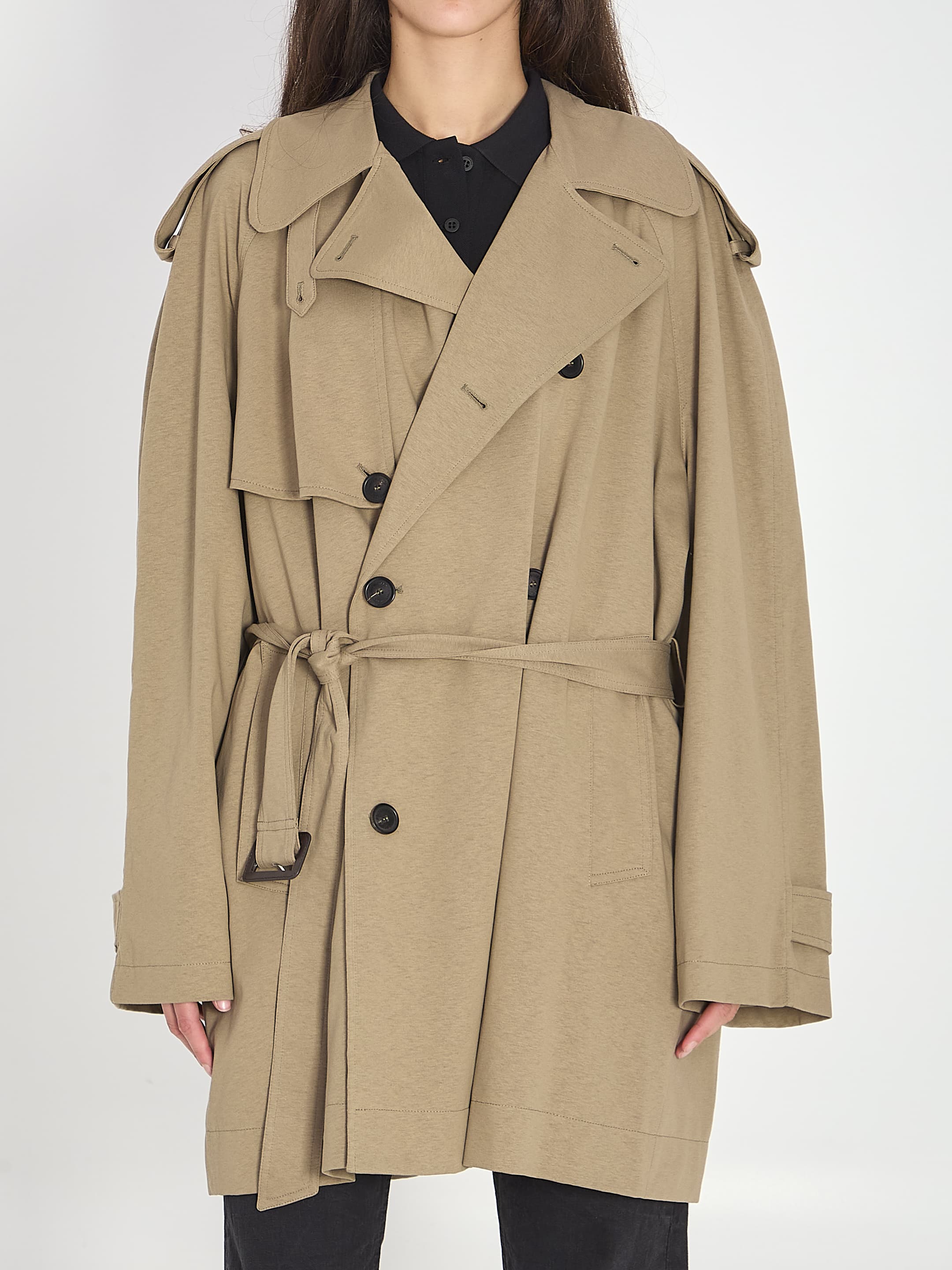Balenciaga Short Cocoon Trench