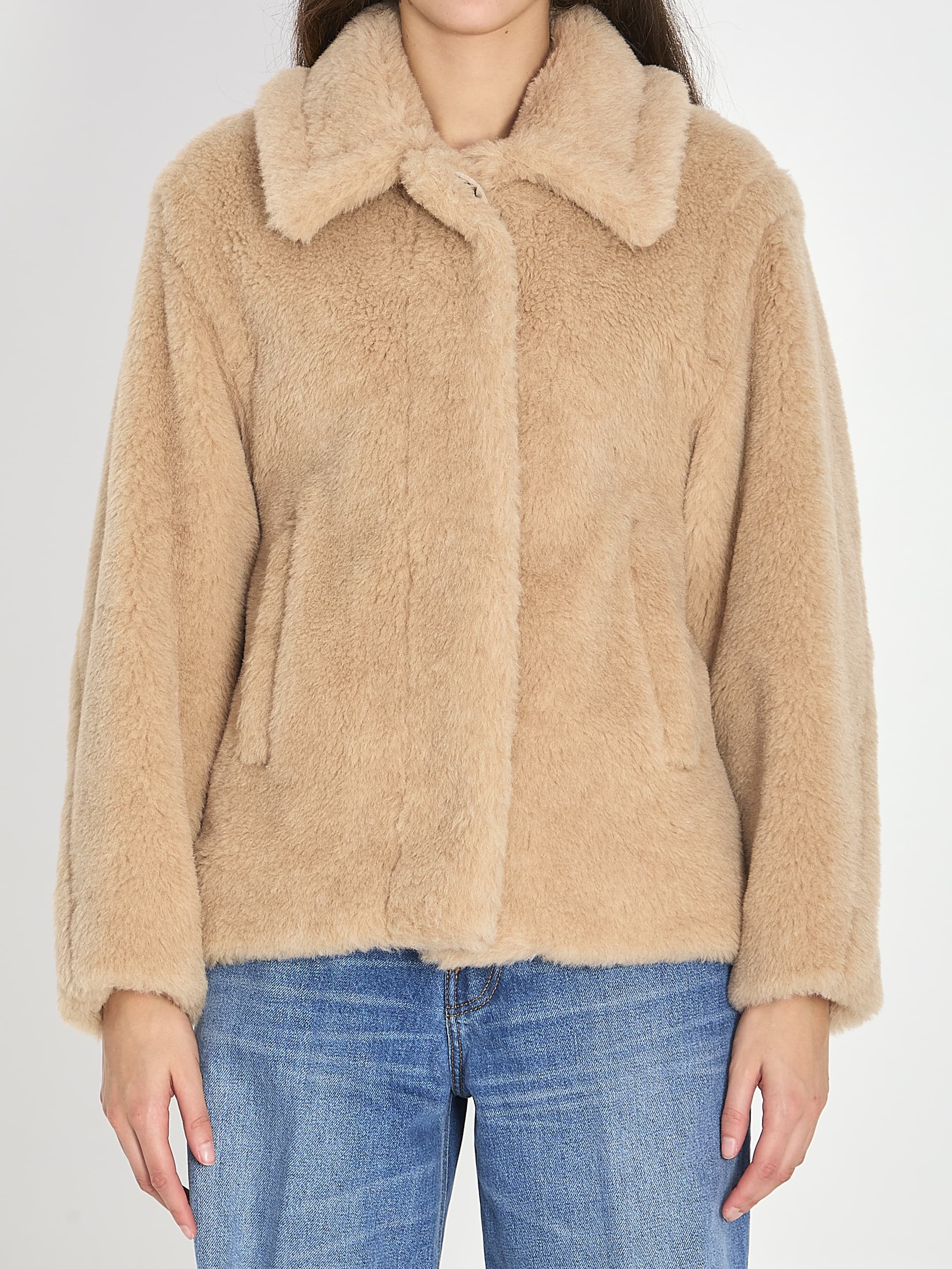 Max Mara Cropped Teddy Coat