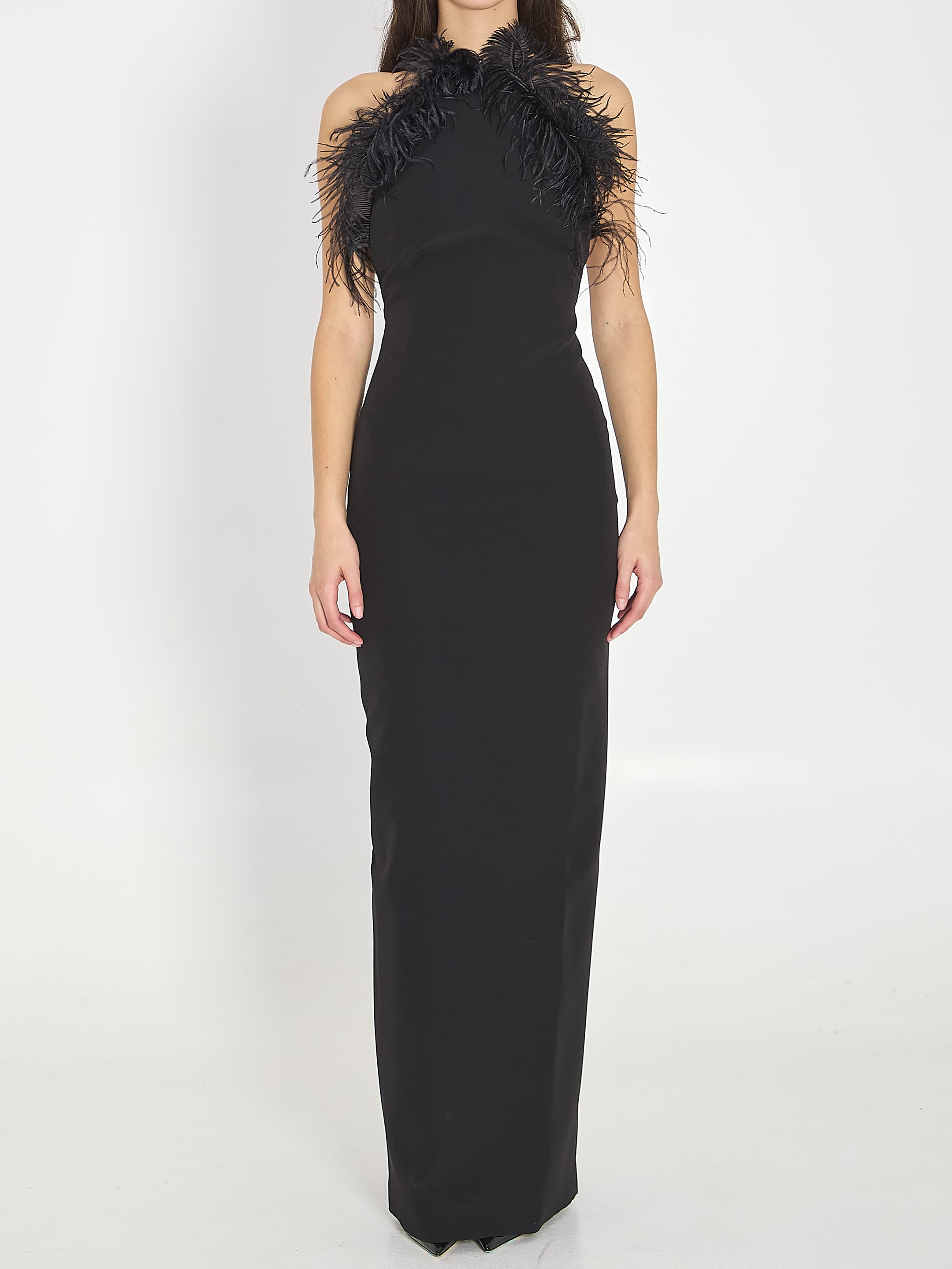 The Attico Black Maxi Dress