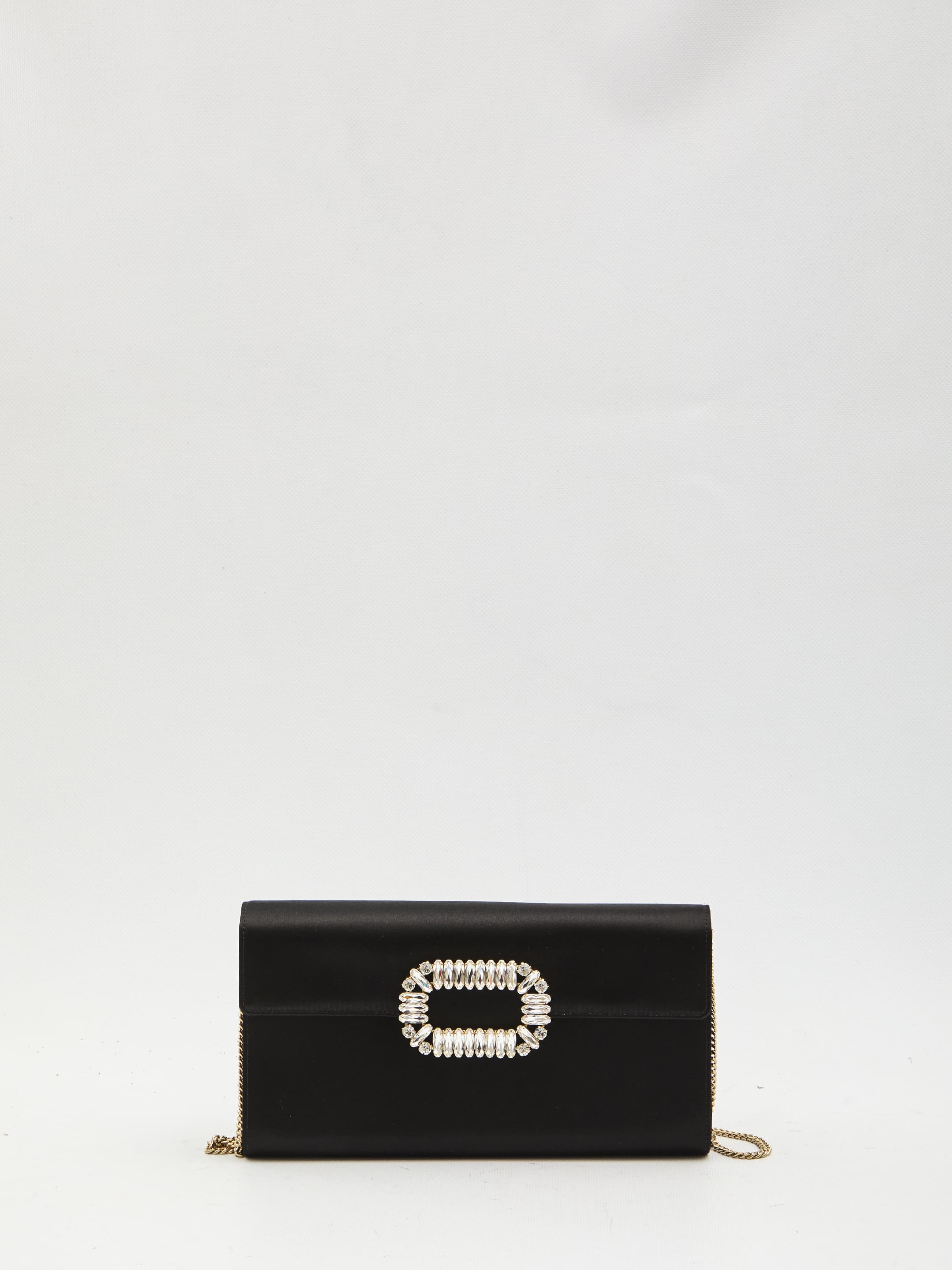 Roger Vivier Satin Envelope Bag