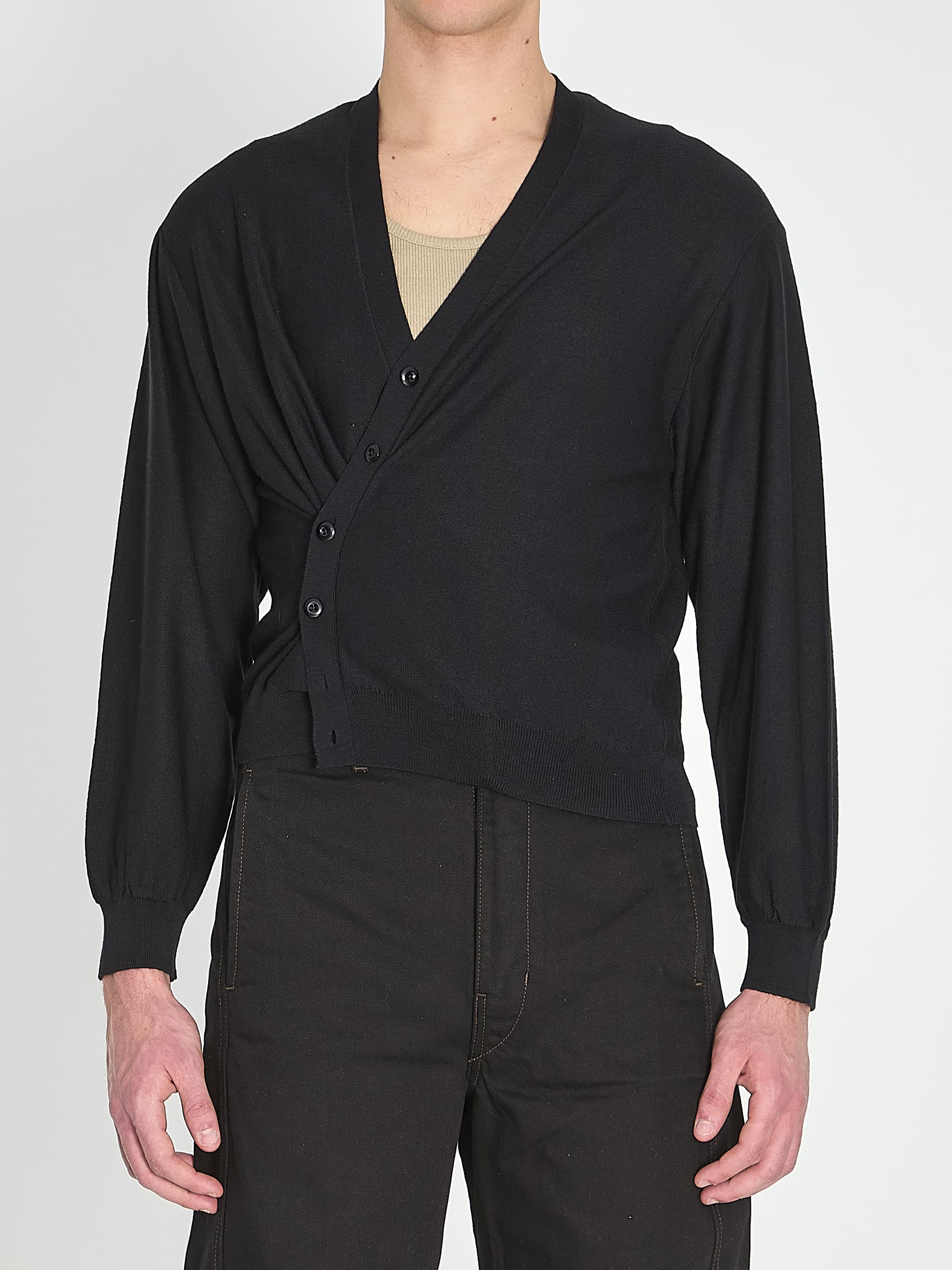 Lemaire Relaxed Twisted Cardigan