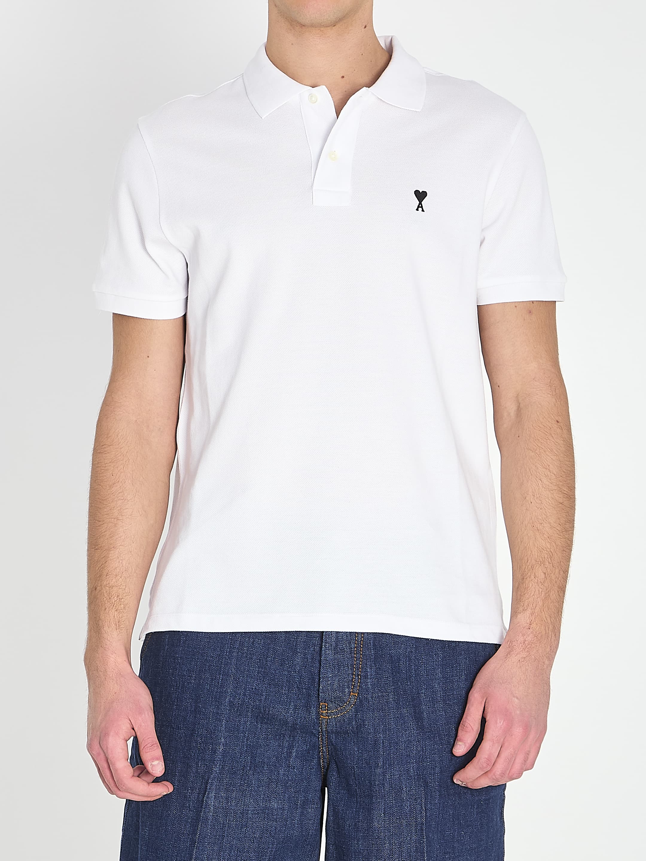 AMI Paris Ami De Coeur Polo