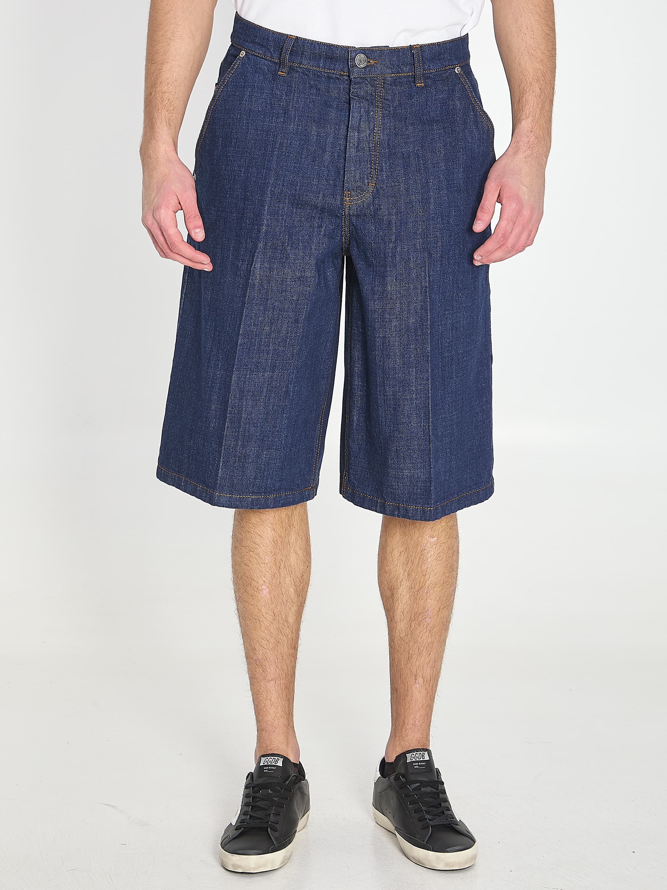 AMI Paris Denim Bermuda Shorts