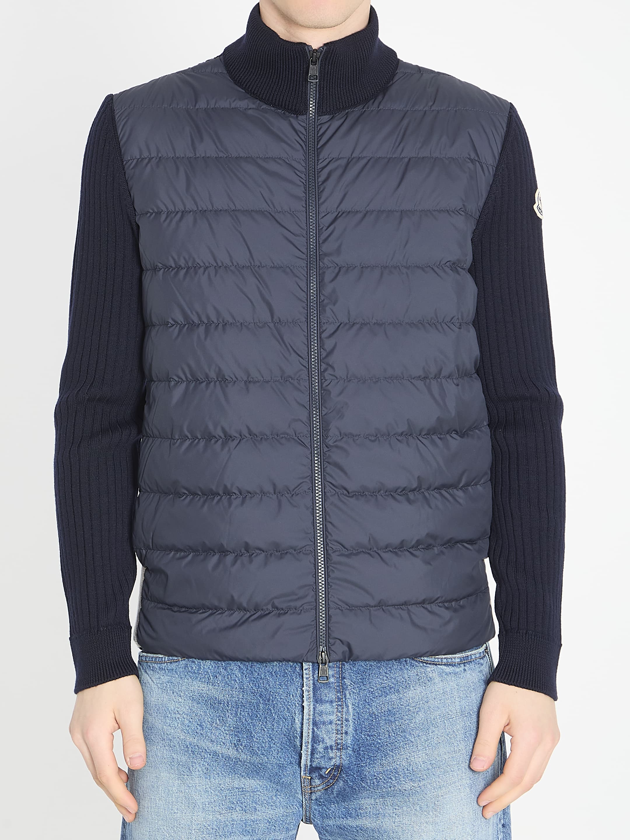 Moncler Padded Wool Cardigan