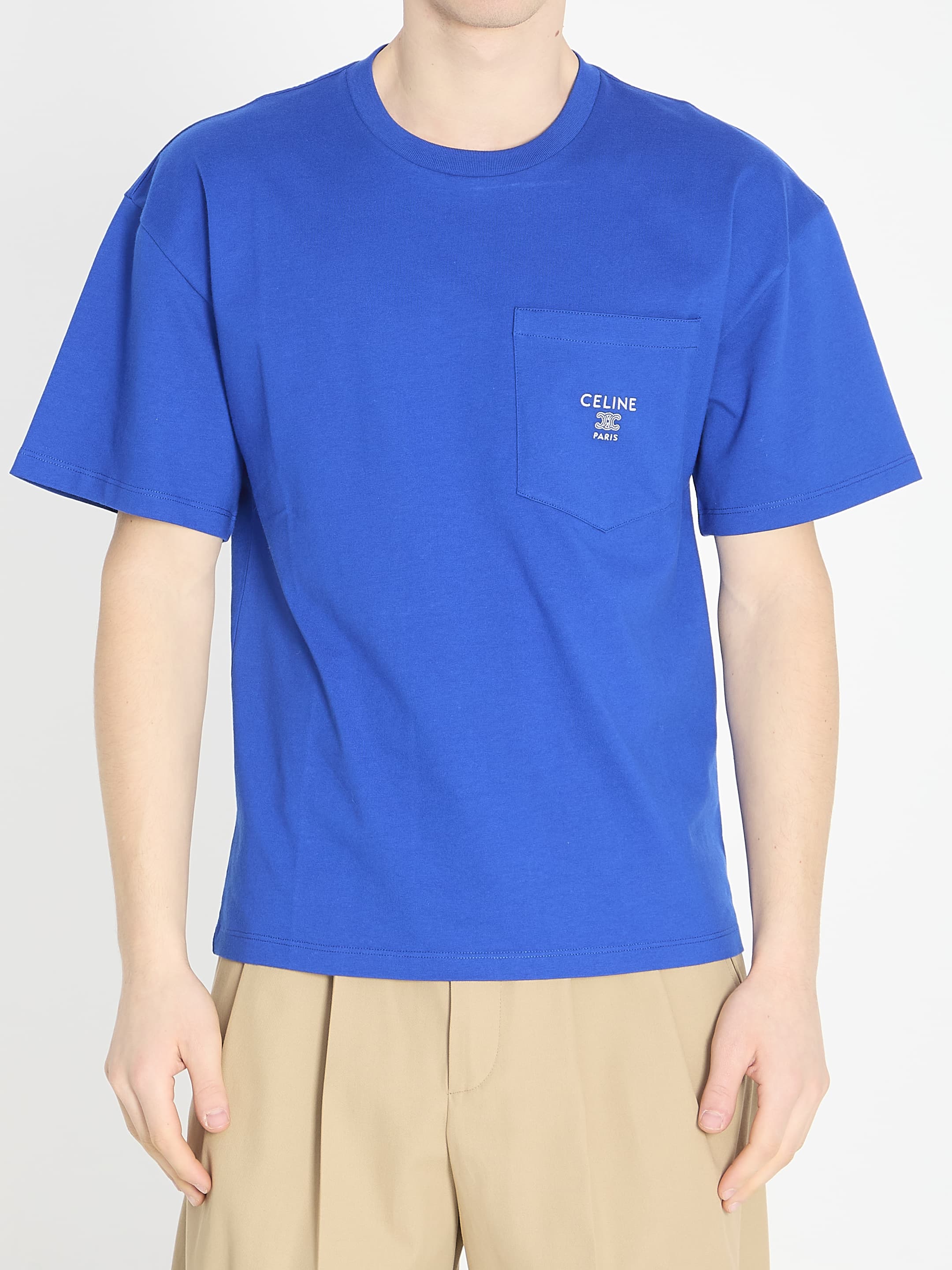 Celine Cotton Jersey T-shirt