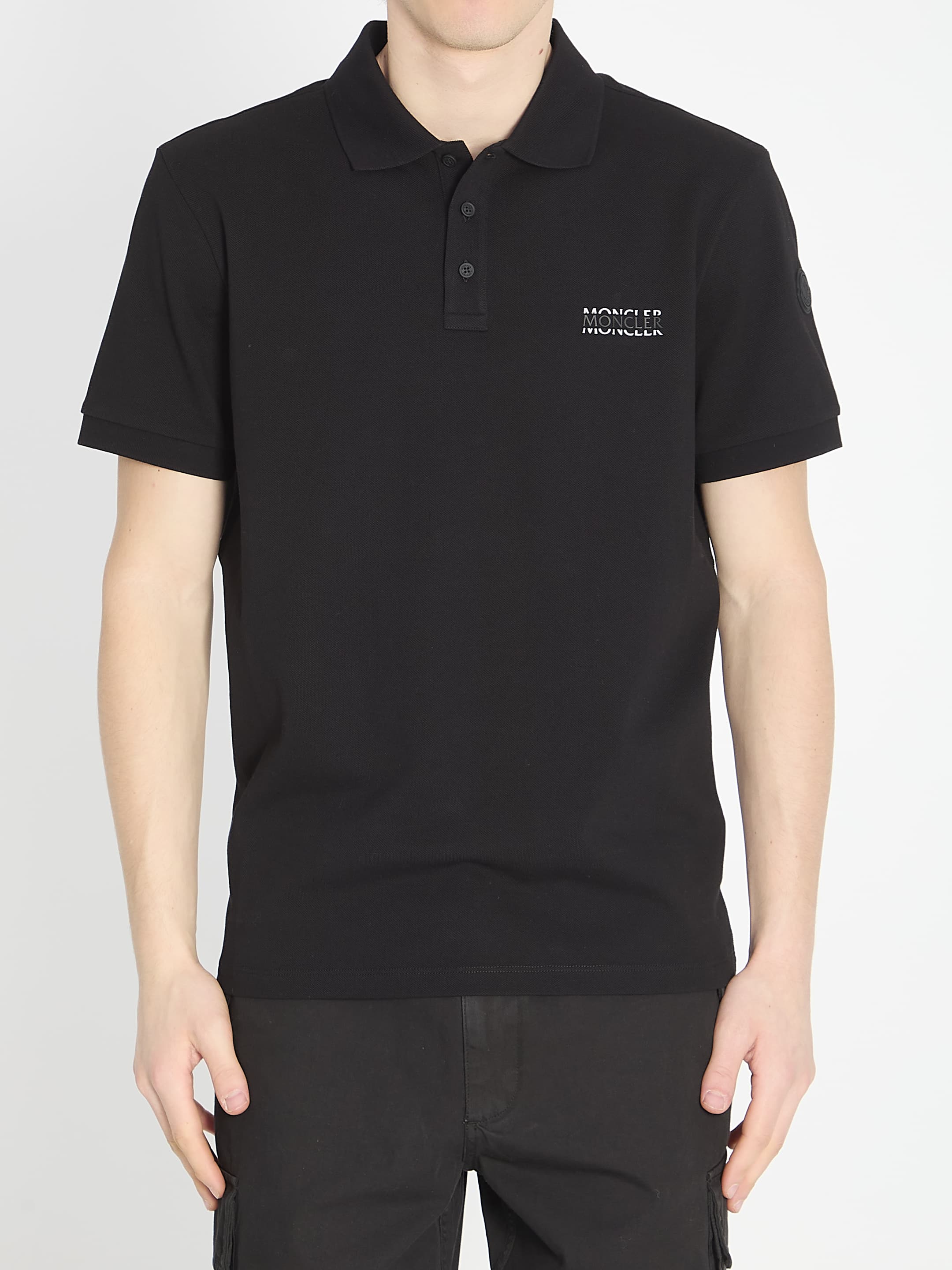 Moncler Cotton Piqué Polo
