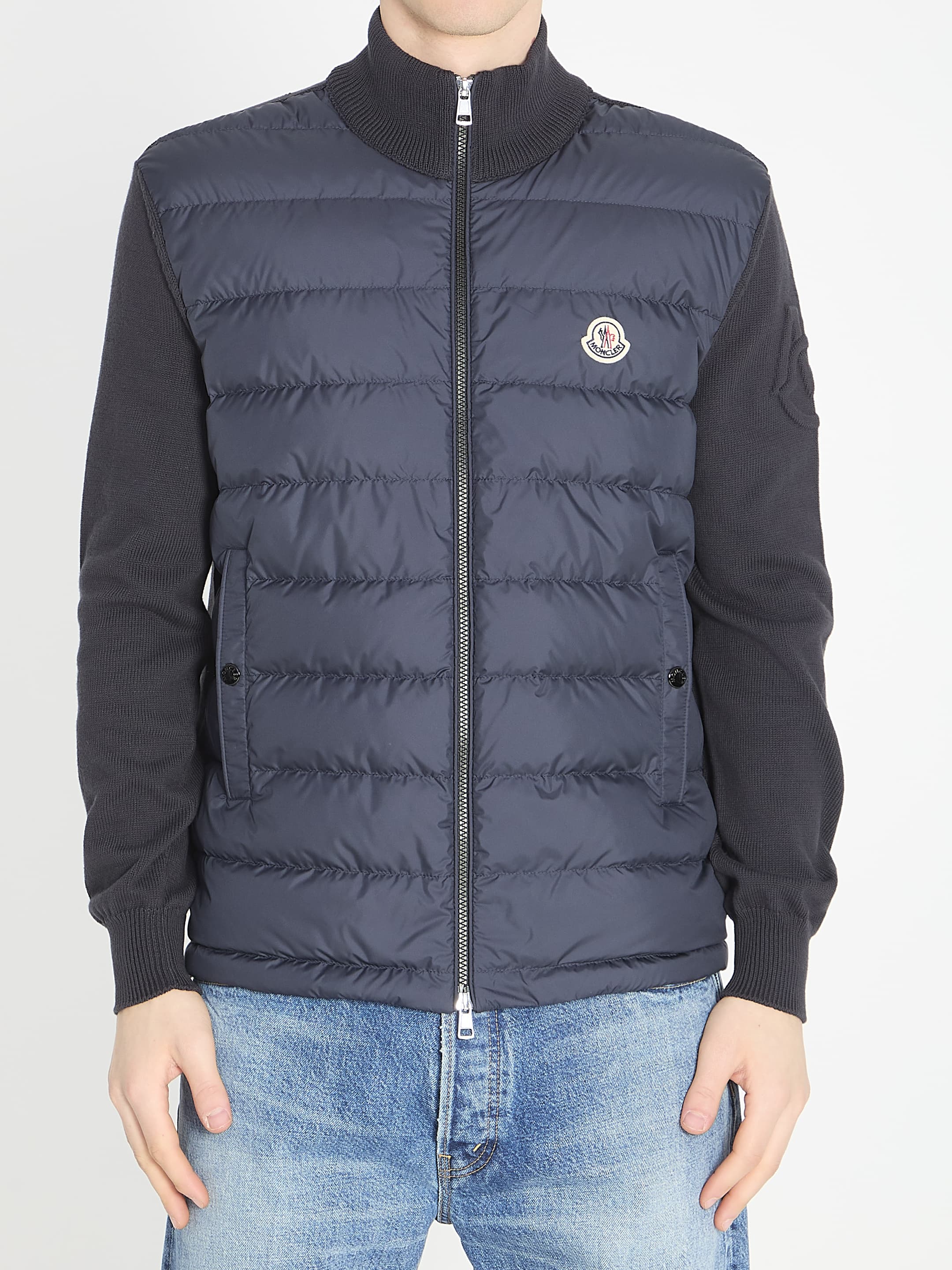 Moncler Padded Tricot Cardigan
