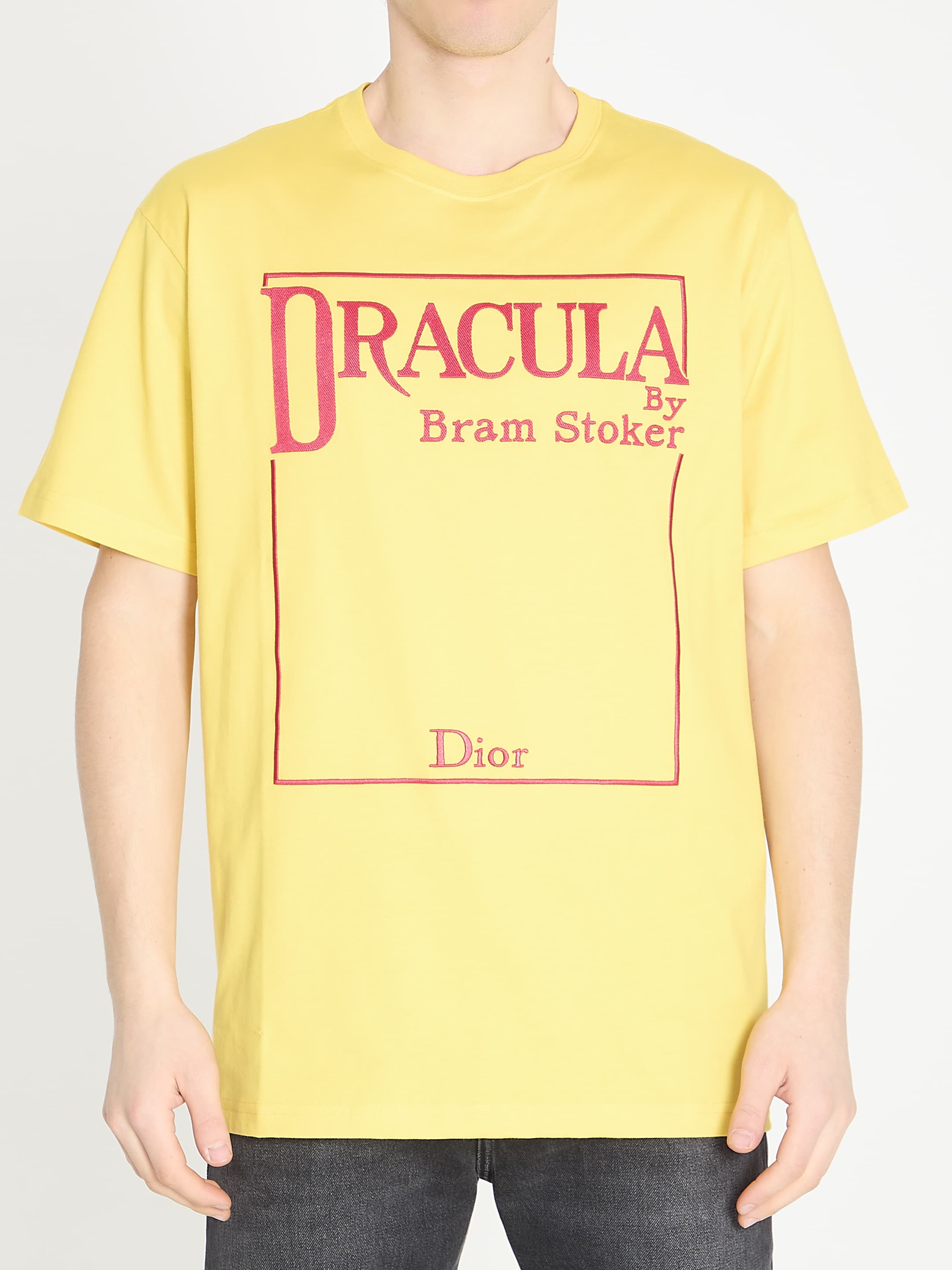 Dior HOMME T-shirt with Book Cover Embroidery