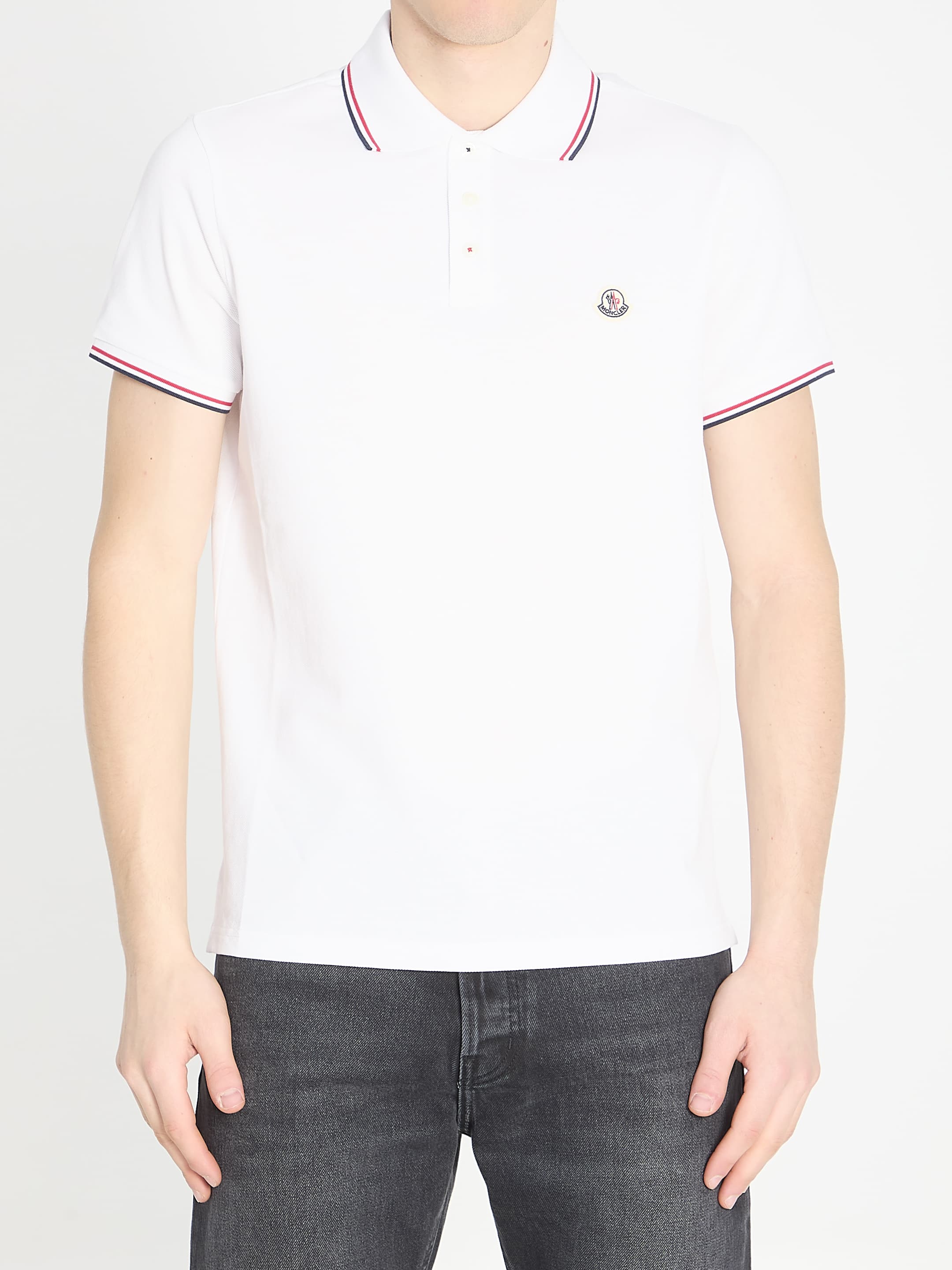 Moncler Cotton Piqué Polo