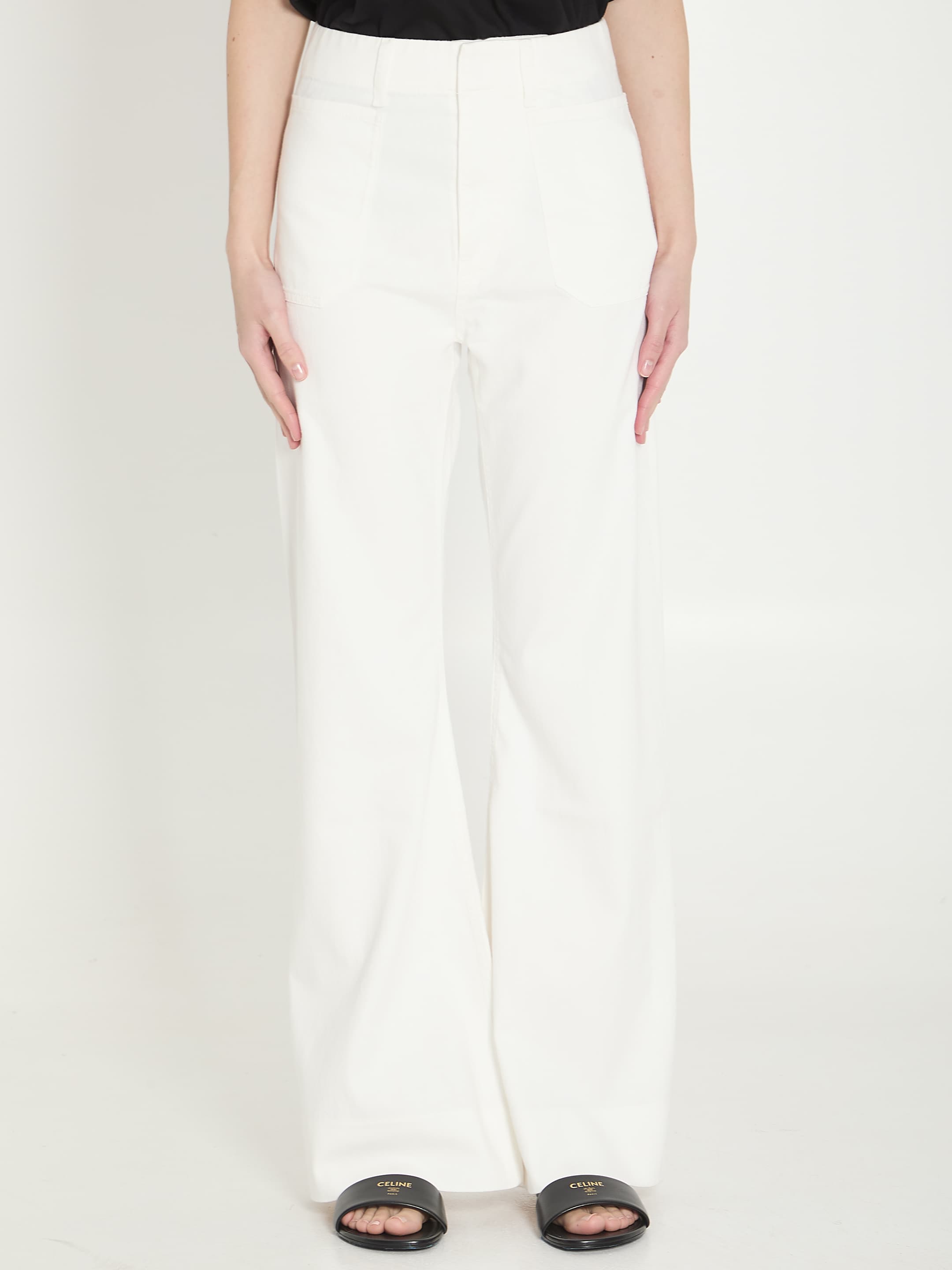 Celine Triomphe Flared Jeans