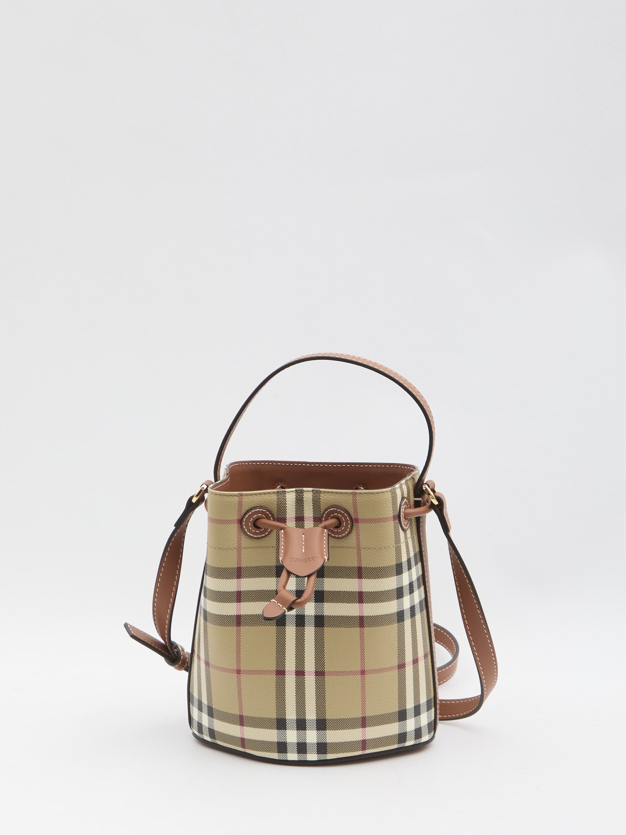Burberry Check Bucket Bag Mini