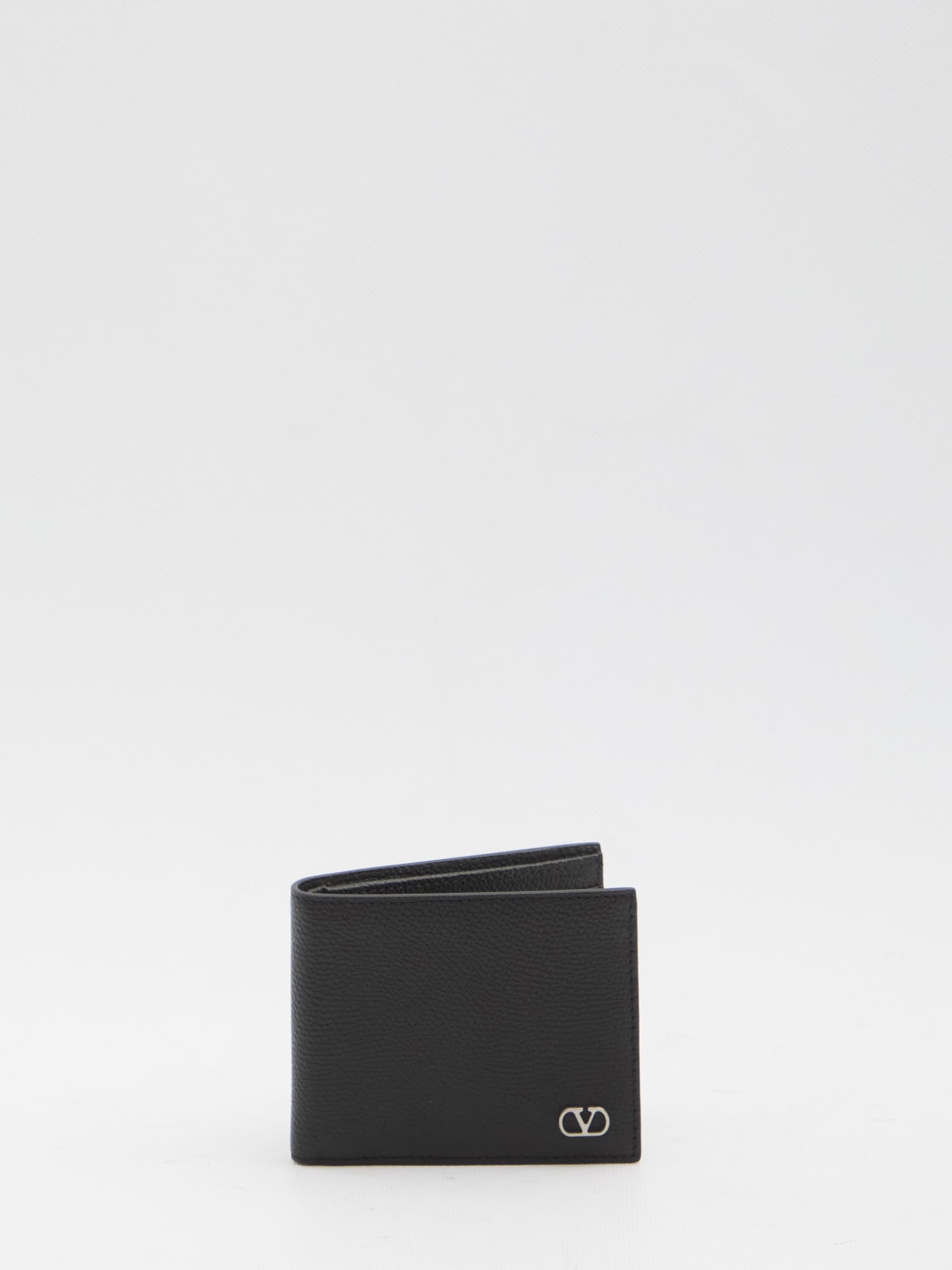 Valentino GARAVANI Bi-fold Leather Wallet