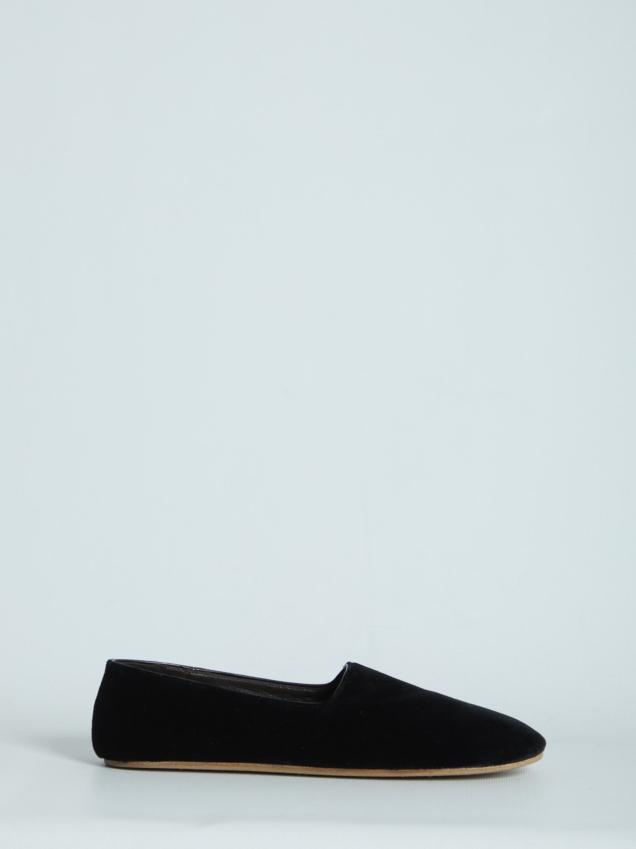 The Row Velvet Ponti Slipper