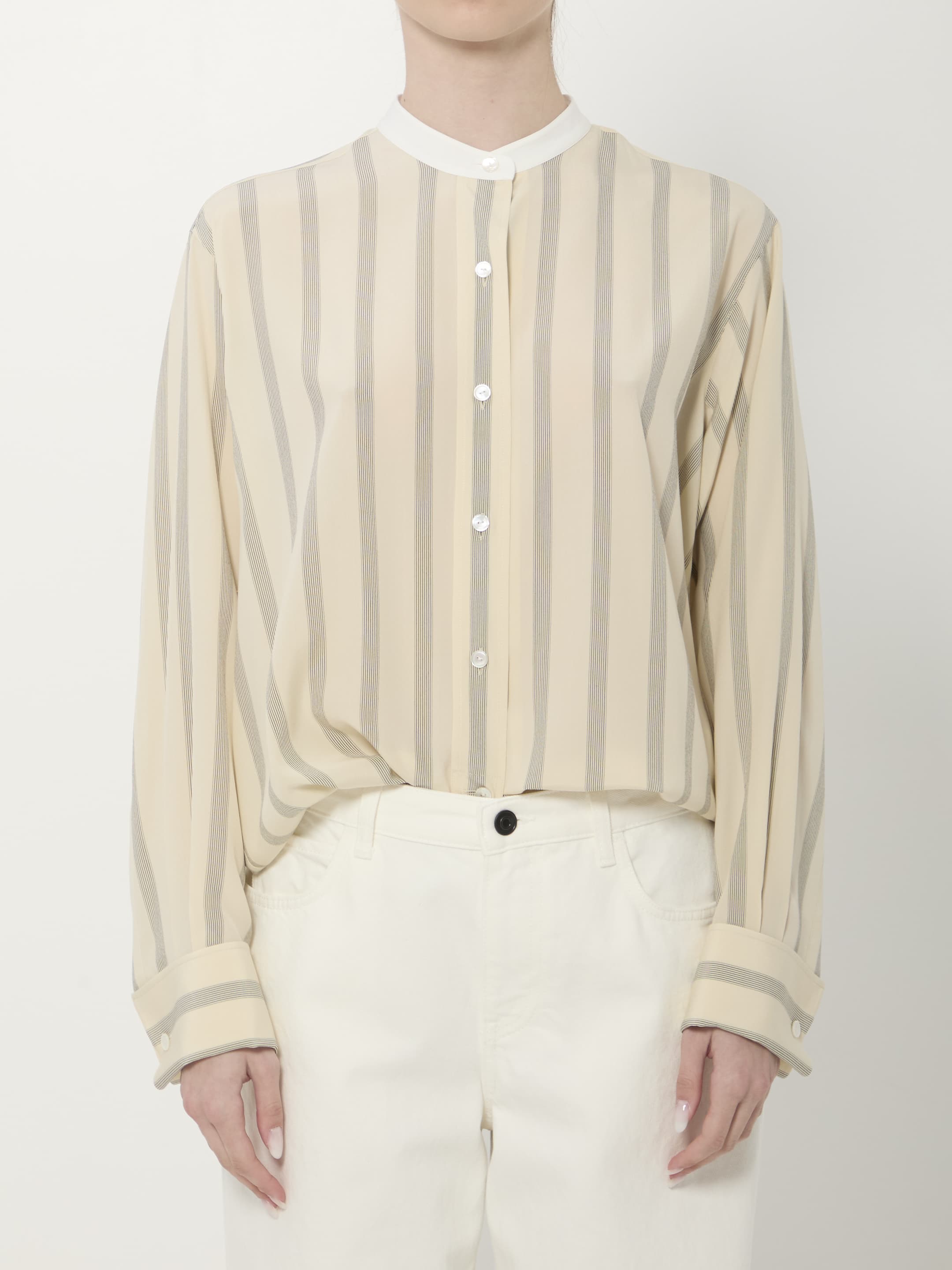 The Row Falco Striped Shirt