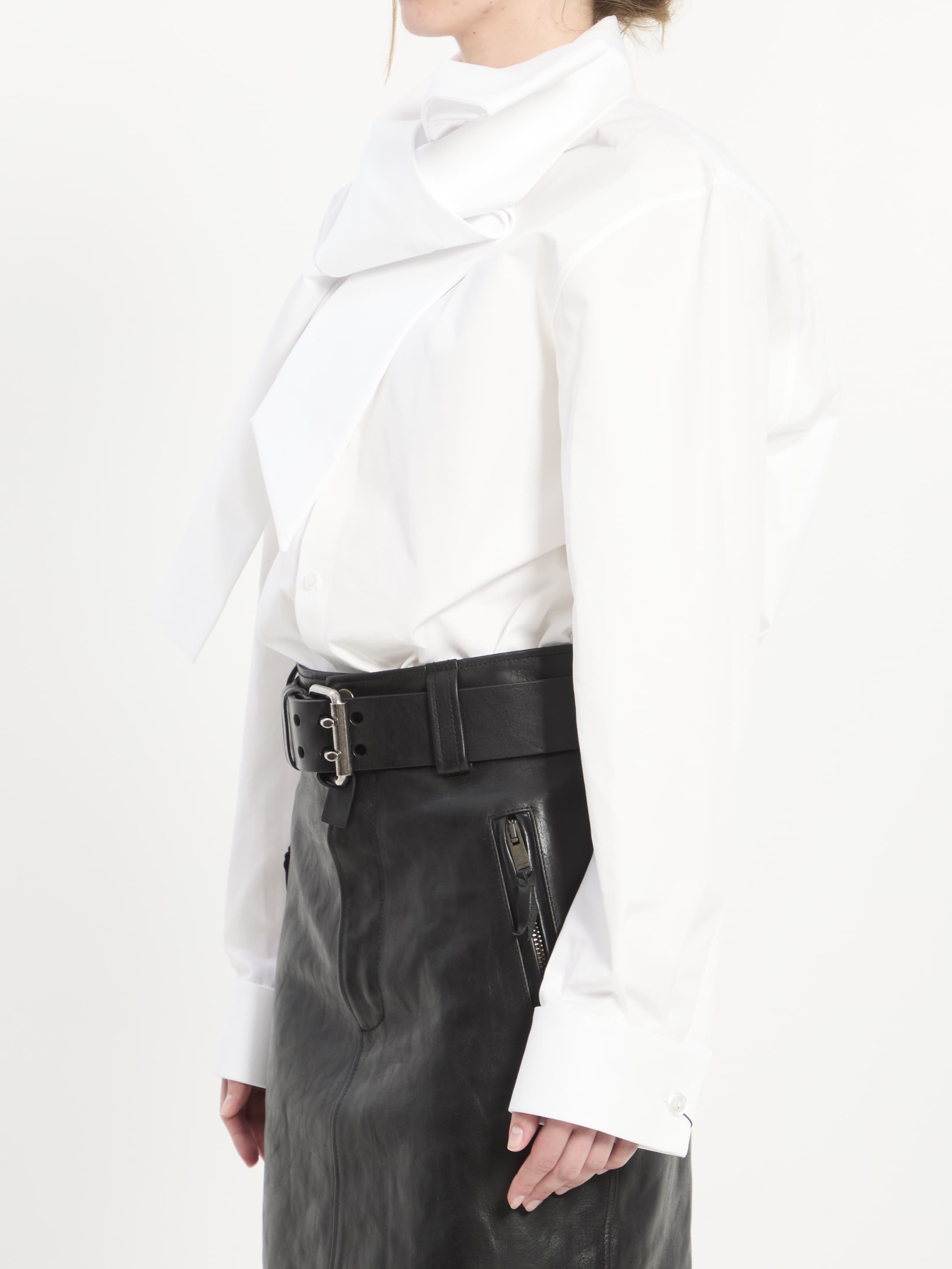 Saint Laurent Lavallière Collar Shirt