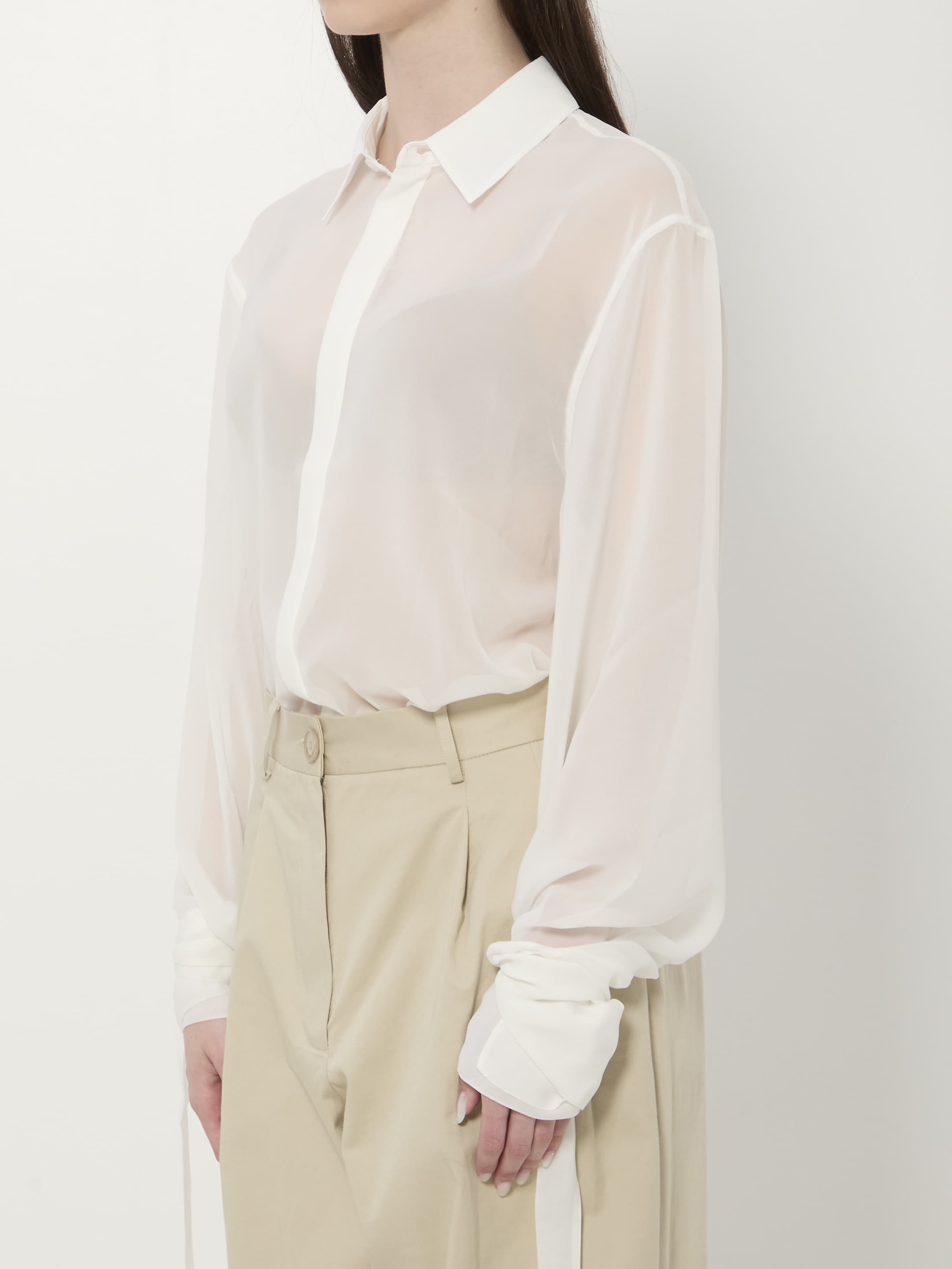 THE FRANKIE SHOP Verlin Sheer Shirt